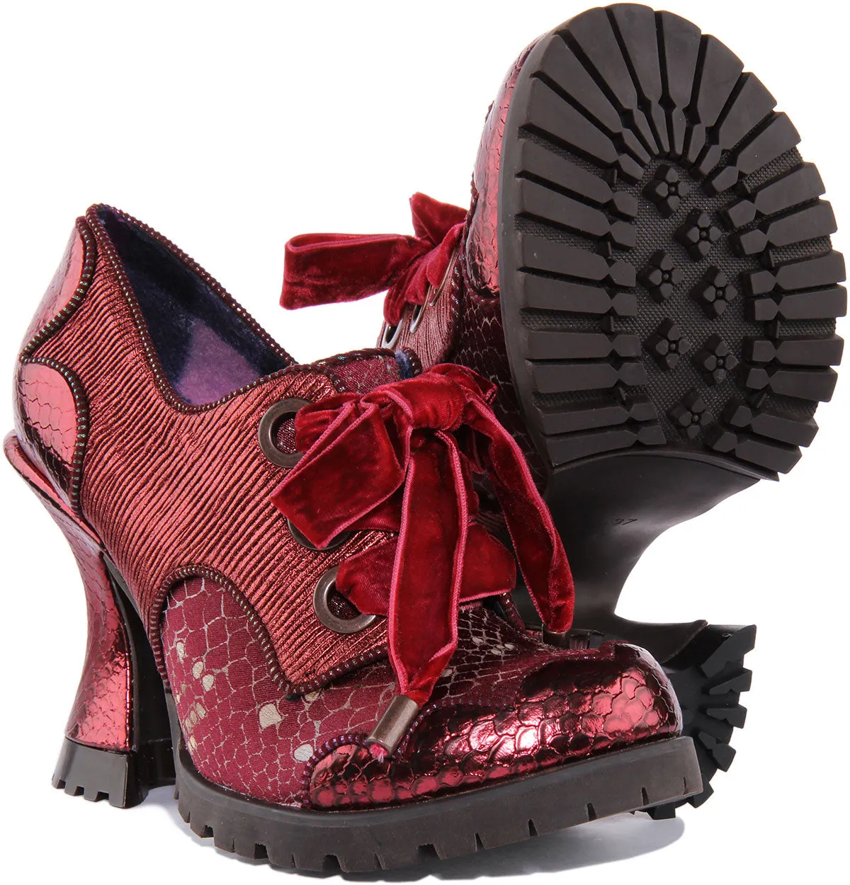 Irregular Choice Whimsical Wonder In Bordo For Women