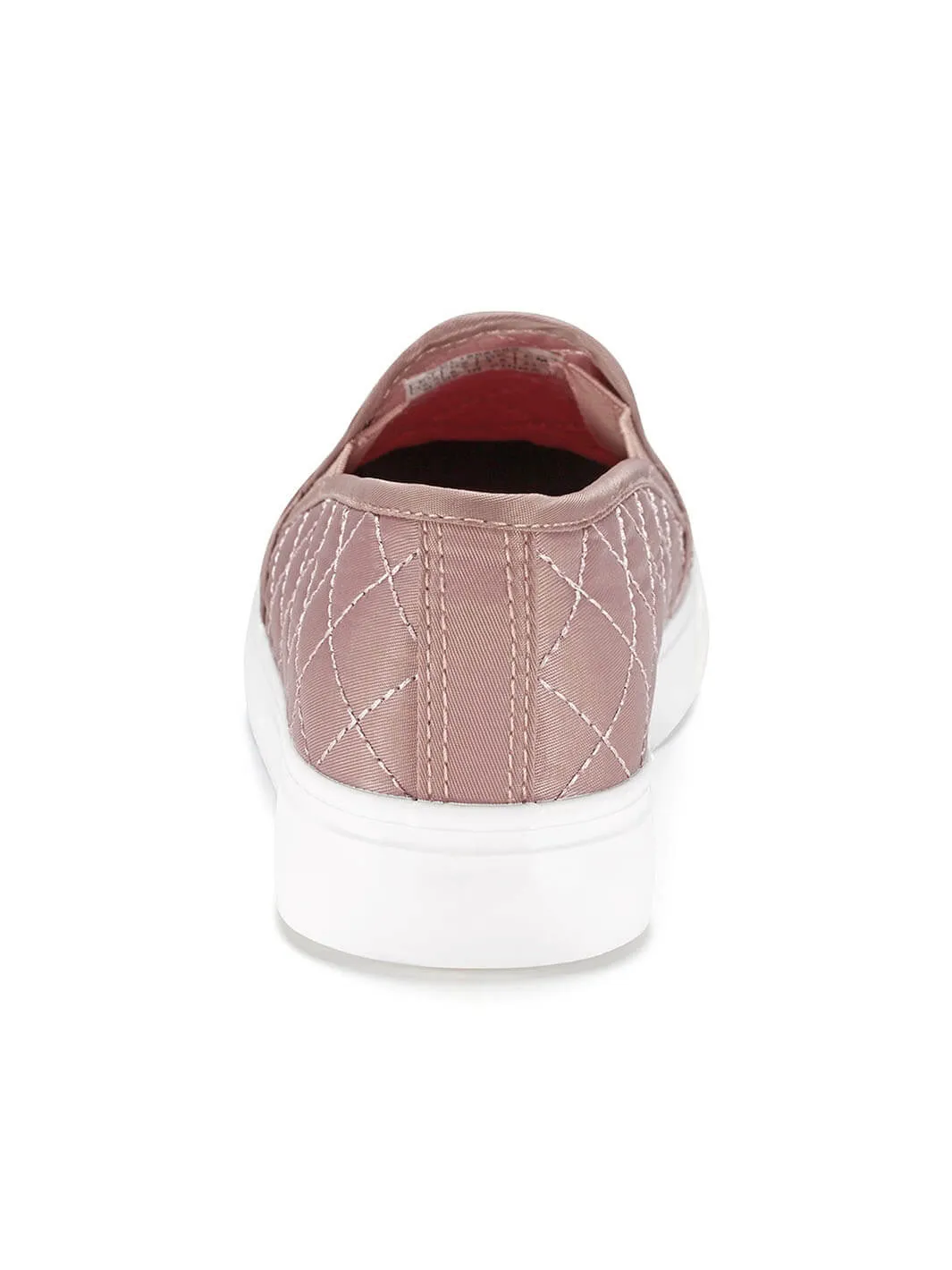 JENN ARDOR Women Diamond Slip-On Sneakers