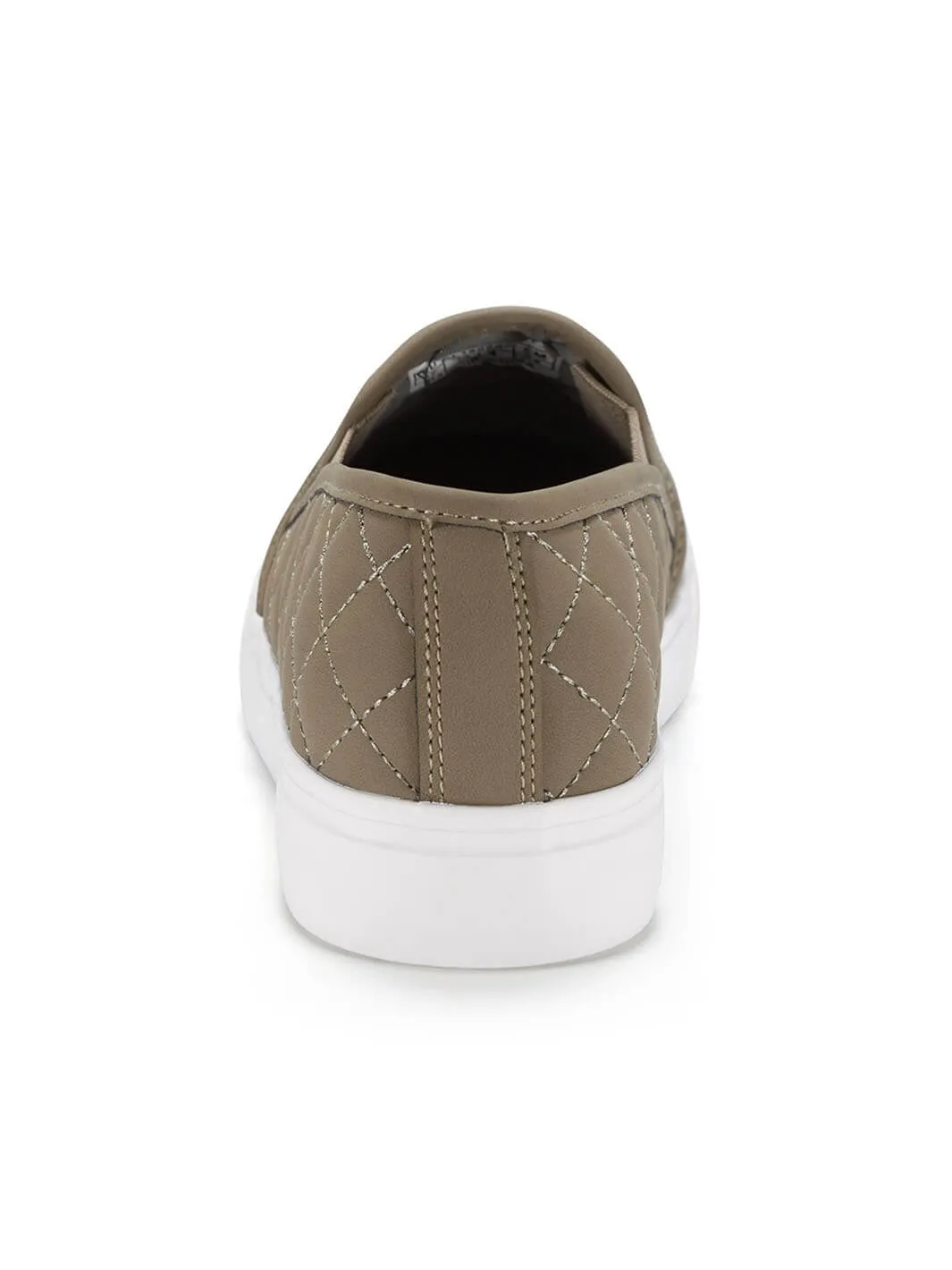 JENN ARDOR Women Diamond Slip-On Sneakers