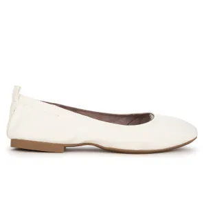 JESSIE Ballet Flat Shoes - White