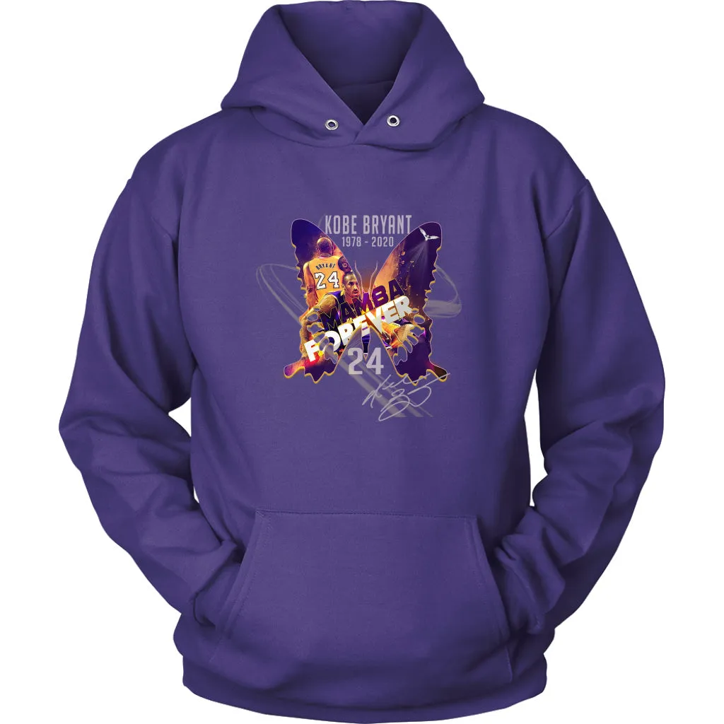 Kobe Fans' Hoodie Signed "Mamba Forever" Mens Womens|Nba lakers Kobe bryant Hoodie Pullover (12 Colors)