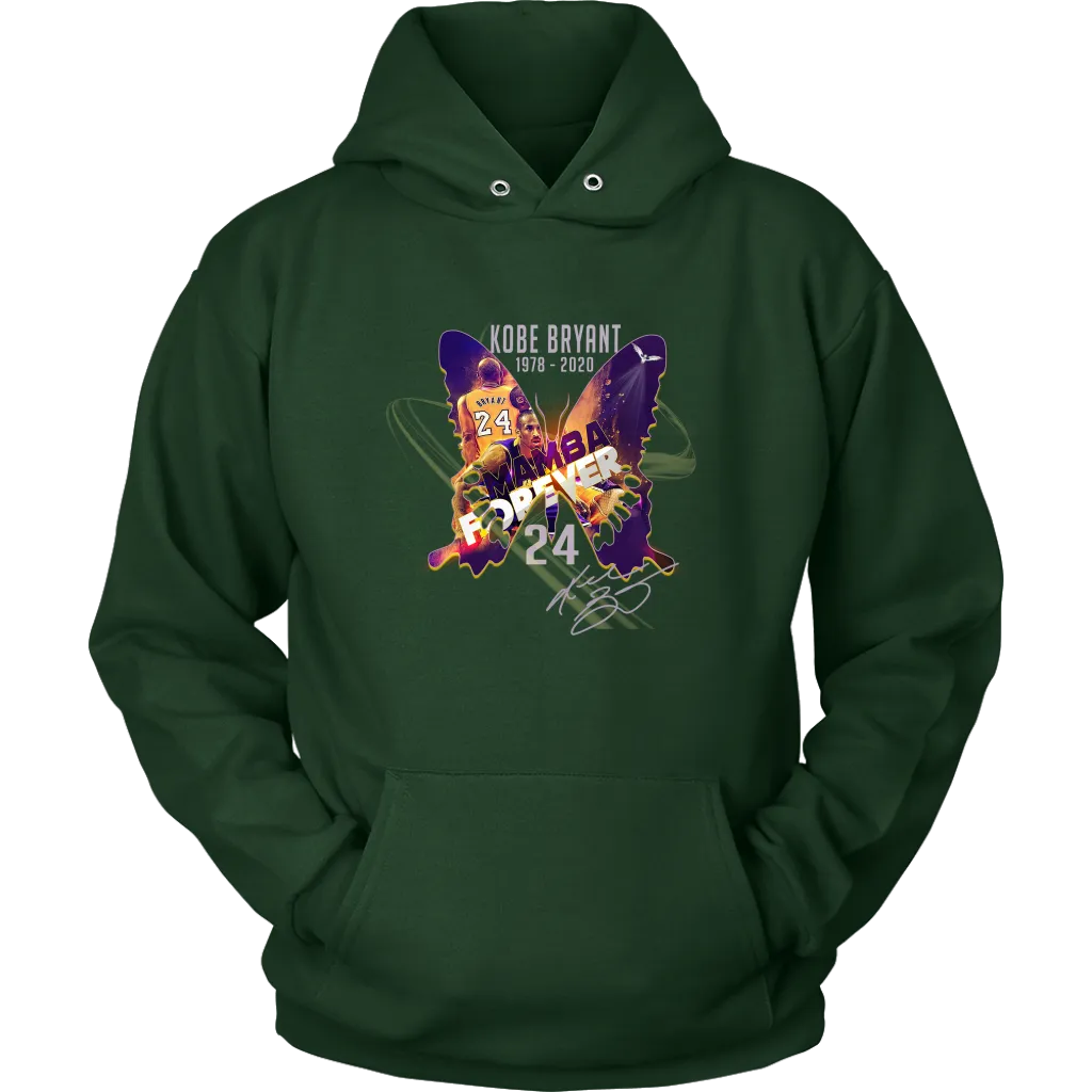 Kobe Fans' Hoodie Signed "Mamba Forever" Mens Womens|Nba lakers Kobe bryant Hoodie Pullover (12 Colors)