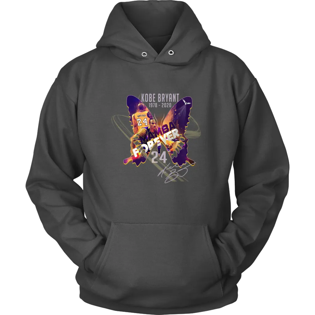 Kobe Fans' Hoodie Signed "Mamba Forever" Mens Womens|Nba lakers Kobe bryant Hoodie Pullover (12 Colors)