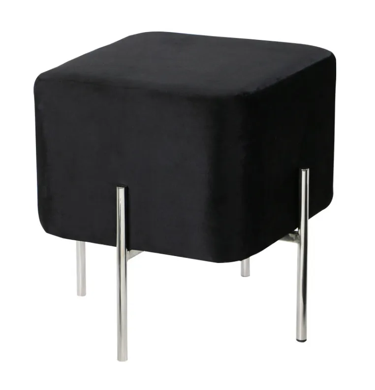 Kube Stainless Steel Ottoman