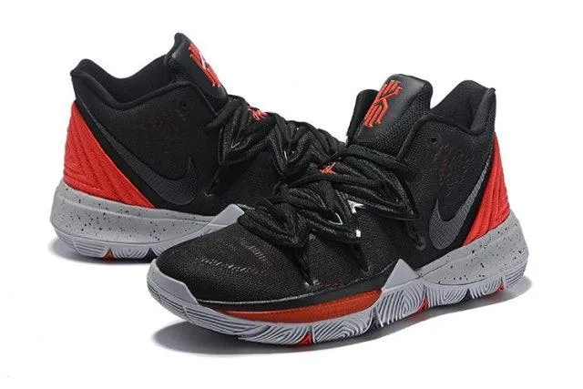 Kyrie 5 Black Red Men's Basketball Irving Sneakers