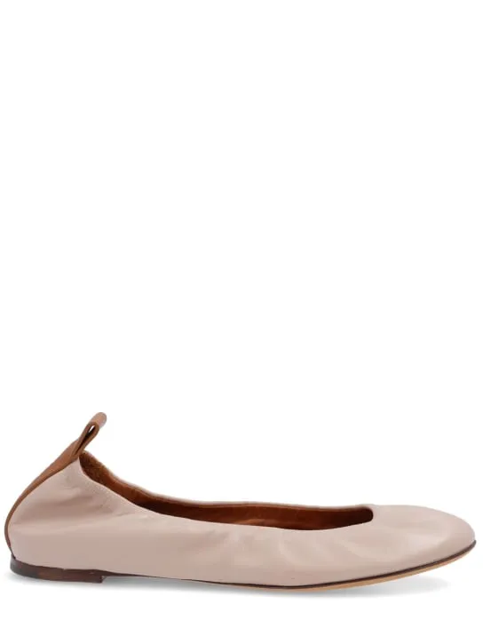 Lanvin   5mm Leather ballerina flats 