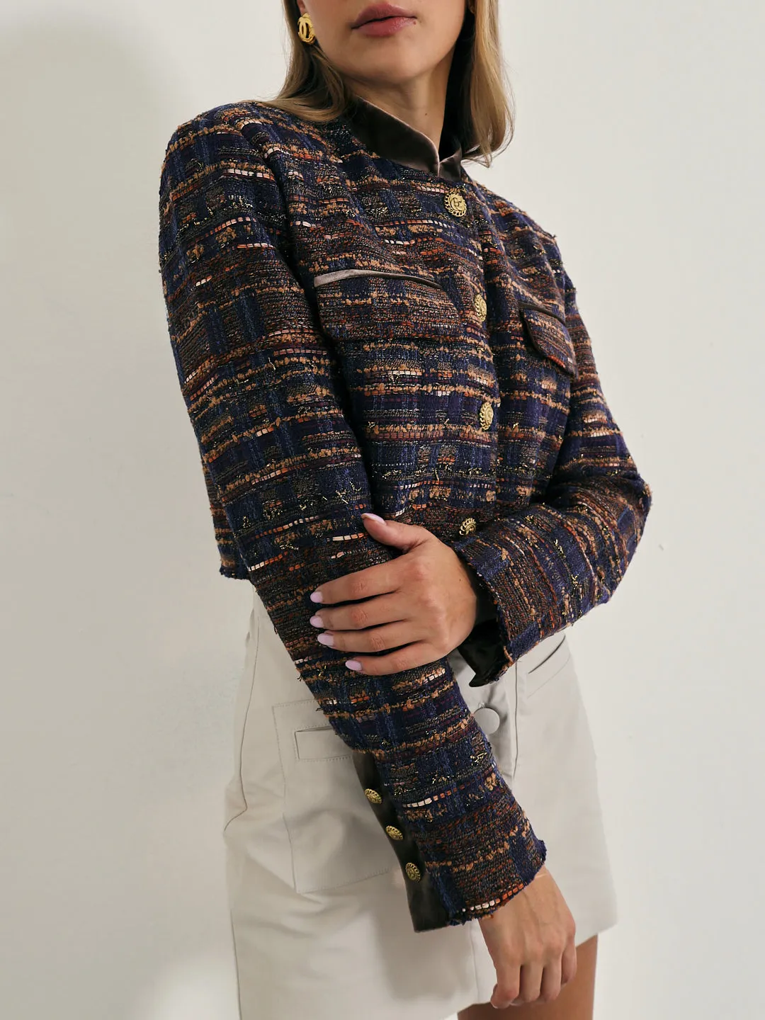 Lara Tweed Day Jacket | Mocha Mix