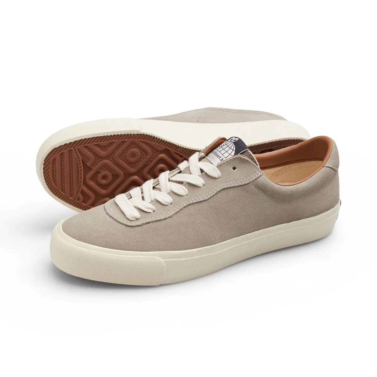 Last Resort AB VM001-Lo Suede Shoes - Fog Grey/White