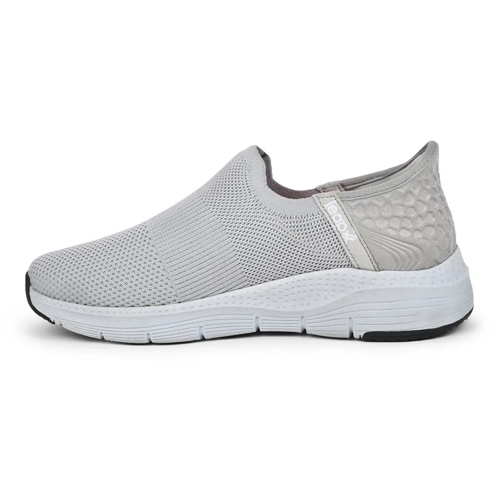 Leap7x By Liberty Men EAZY-M L.Grey Sports Non Lacing Shoes