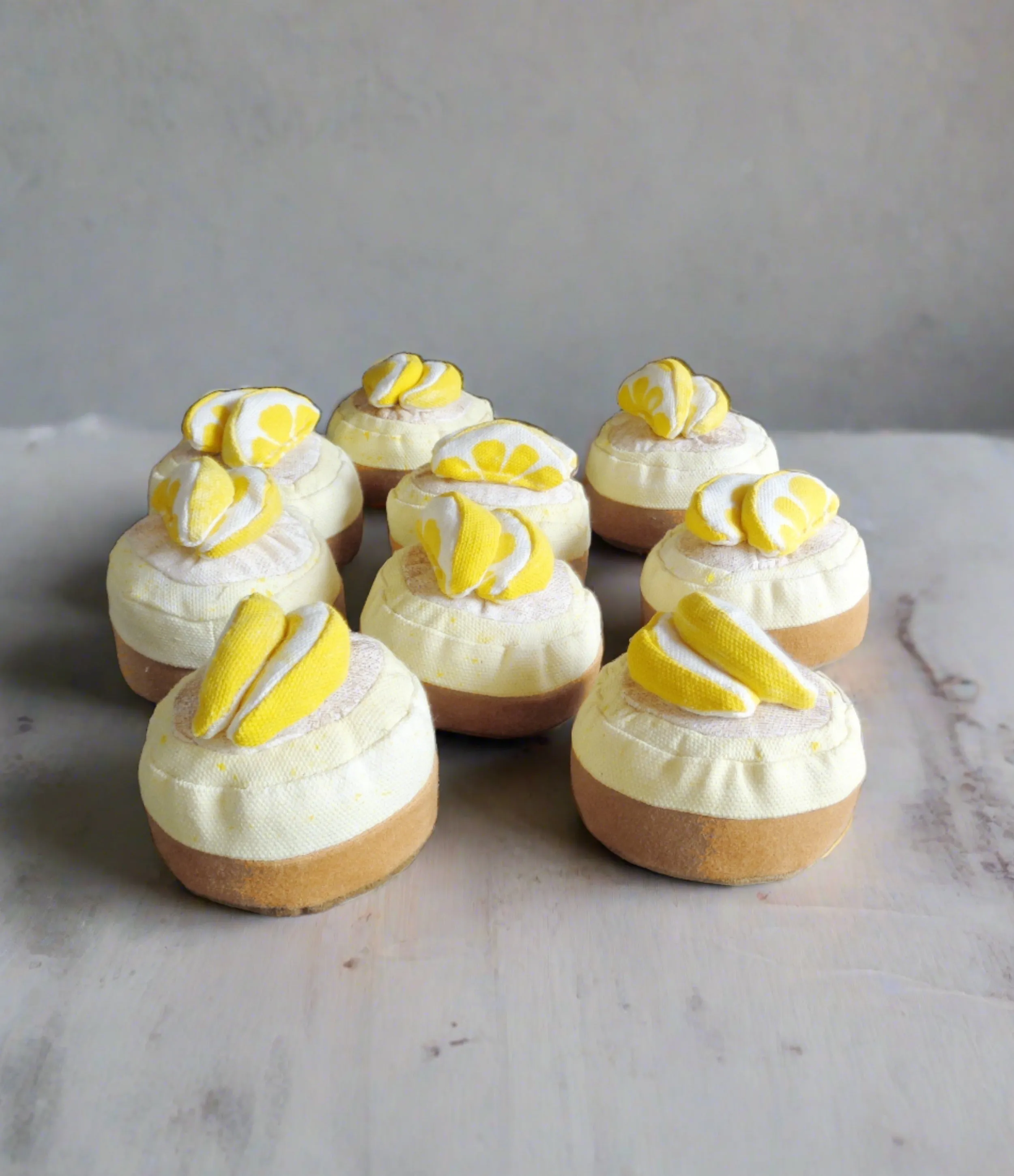 Lemon meringue soft toy