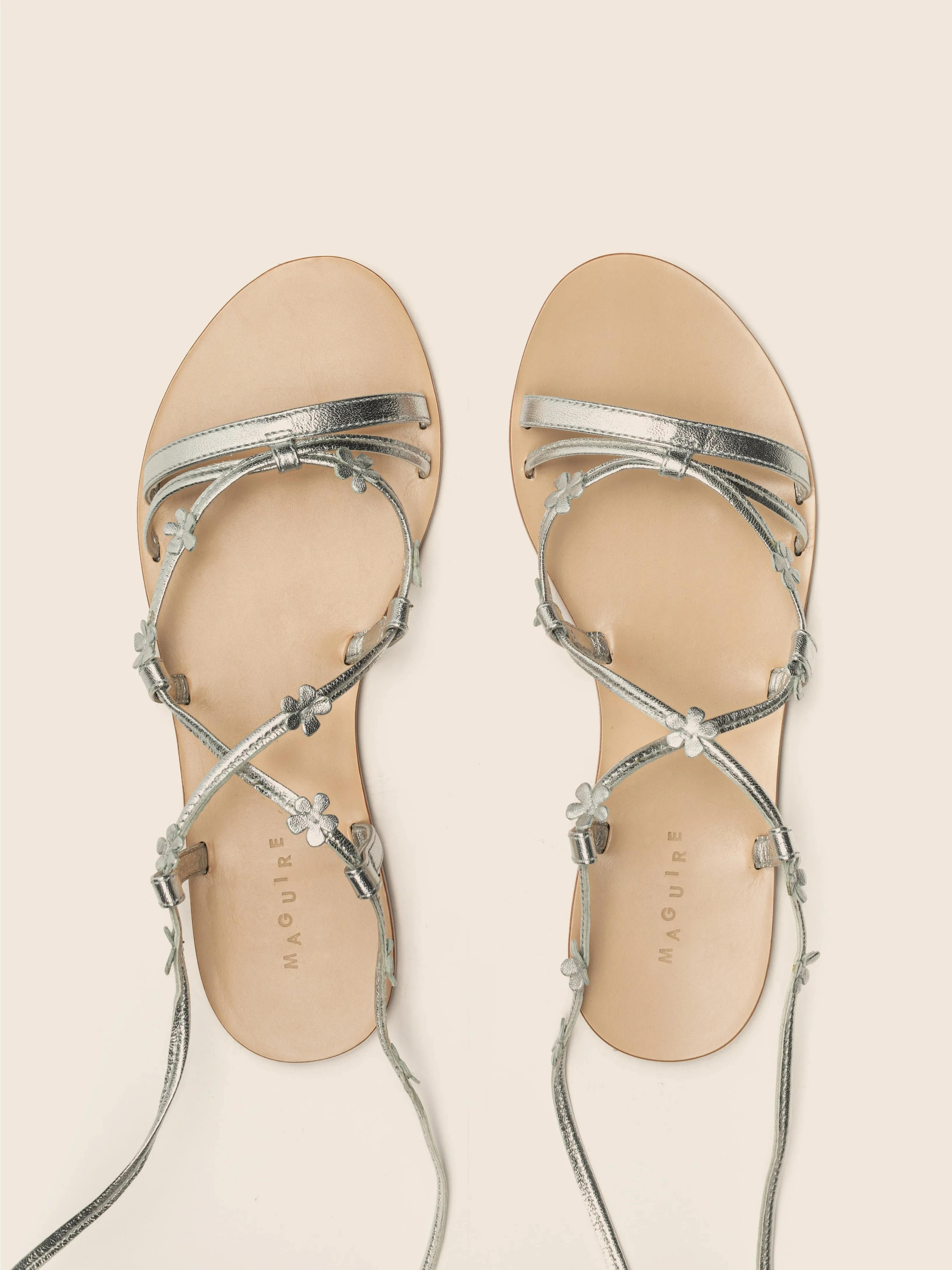 Londrina Silver Sandal