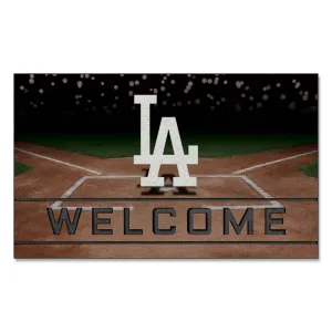 Los Angeles Dodgers Rubber Door Mat - 18in. x 30in.