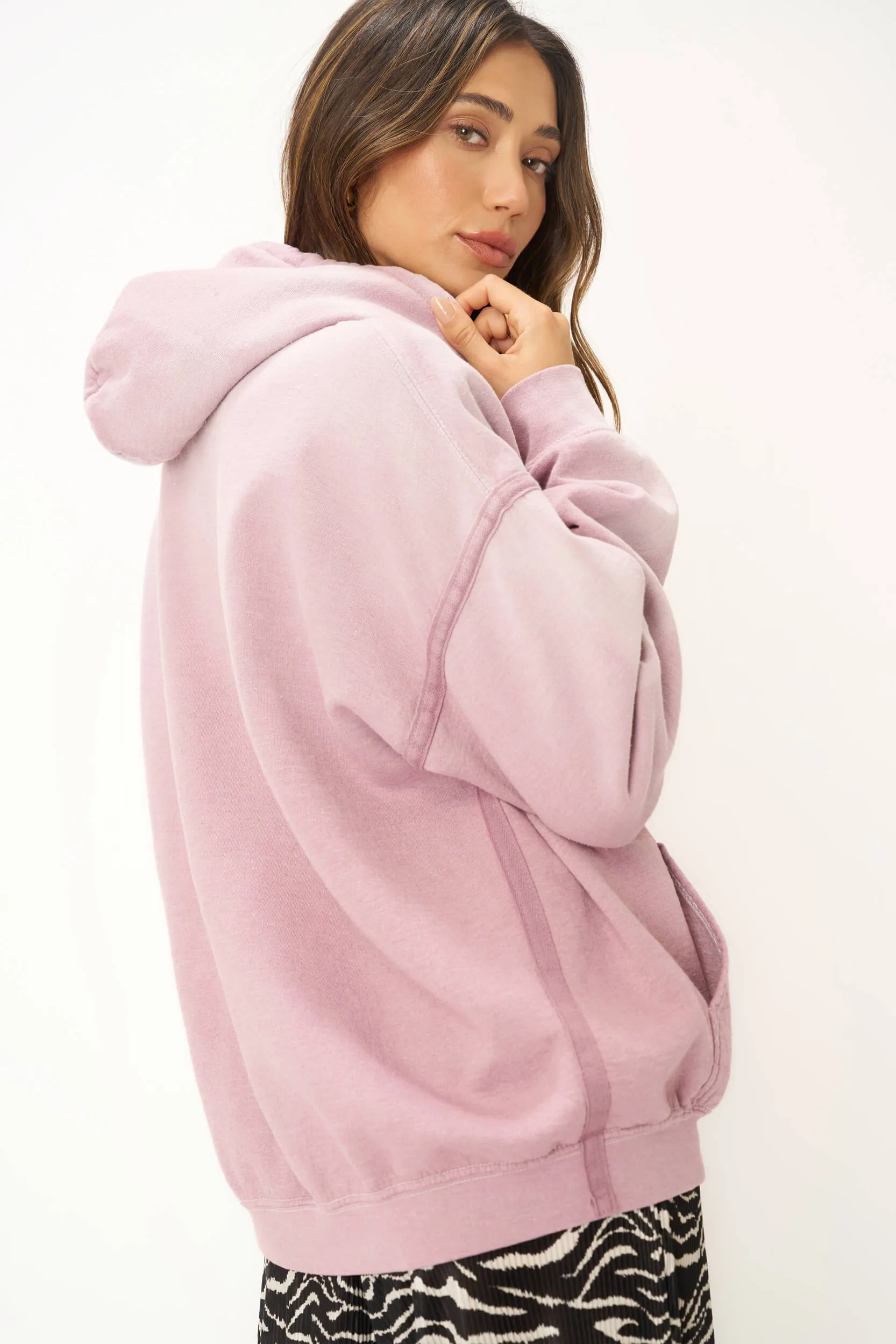 Mavis Sun Faded Hoodie - Blooming Lilac