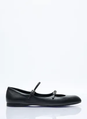 Max Mara Nappa Leather Ballet Flats