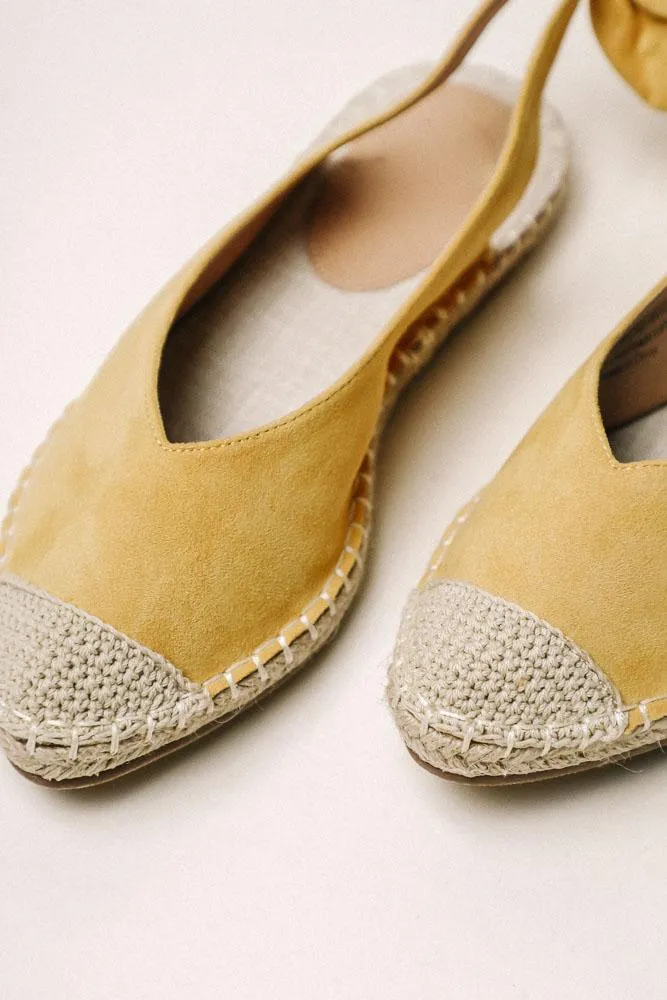 Melody Espadrilles in Yellow - FINAL SALE