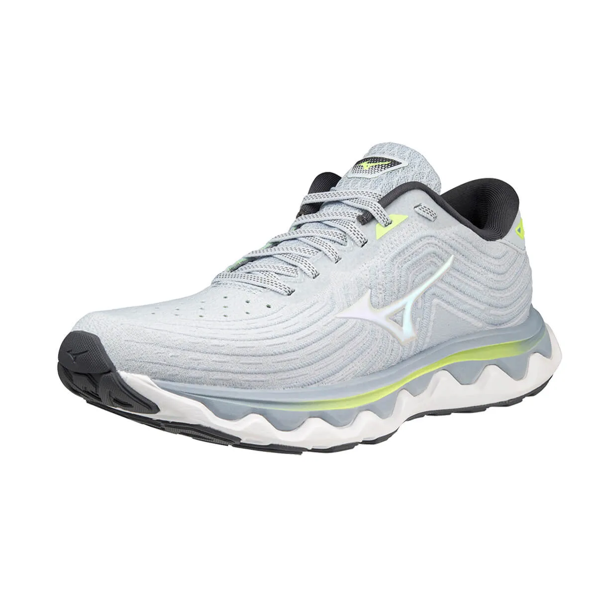 Mizuno Wave Horizon 6 Womens | Heather/wht/neolime