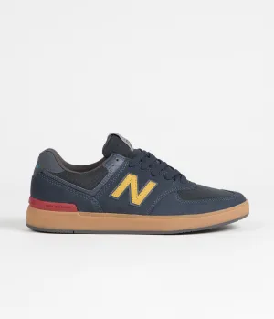 New Balance All Coasts 574 Shoes - Navy / Gum