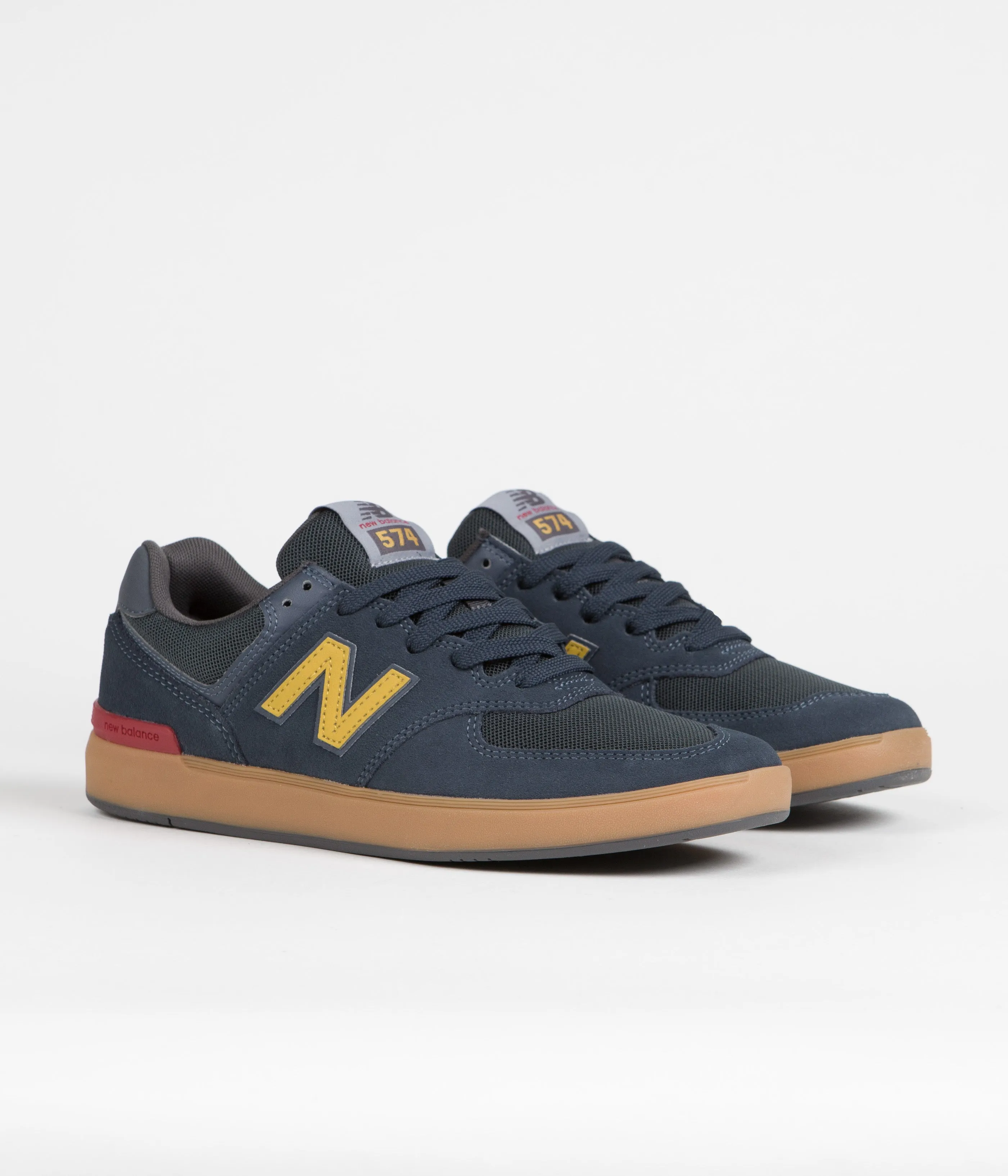 New Balance All Coasts 574 Shoes - Navy / Gum