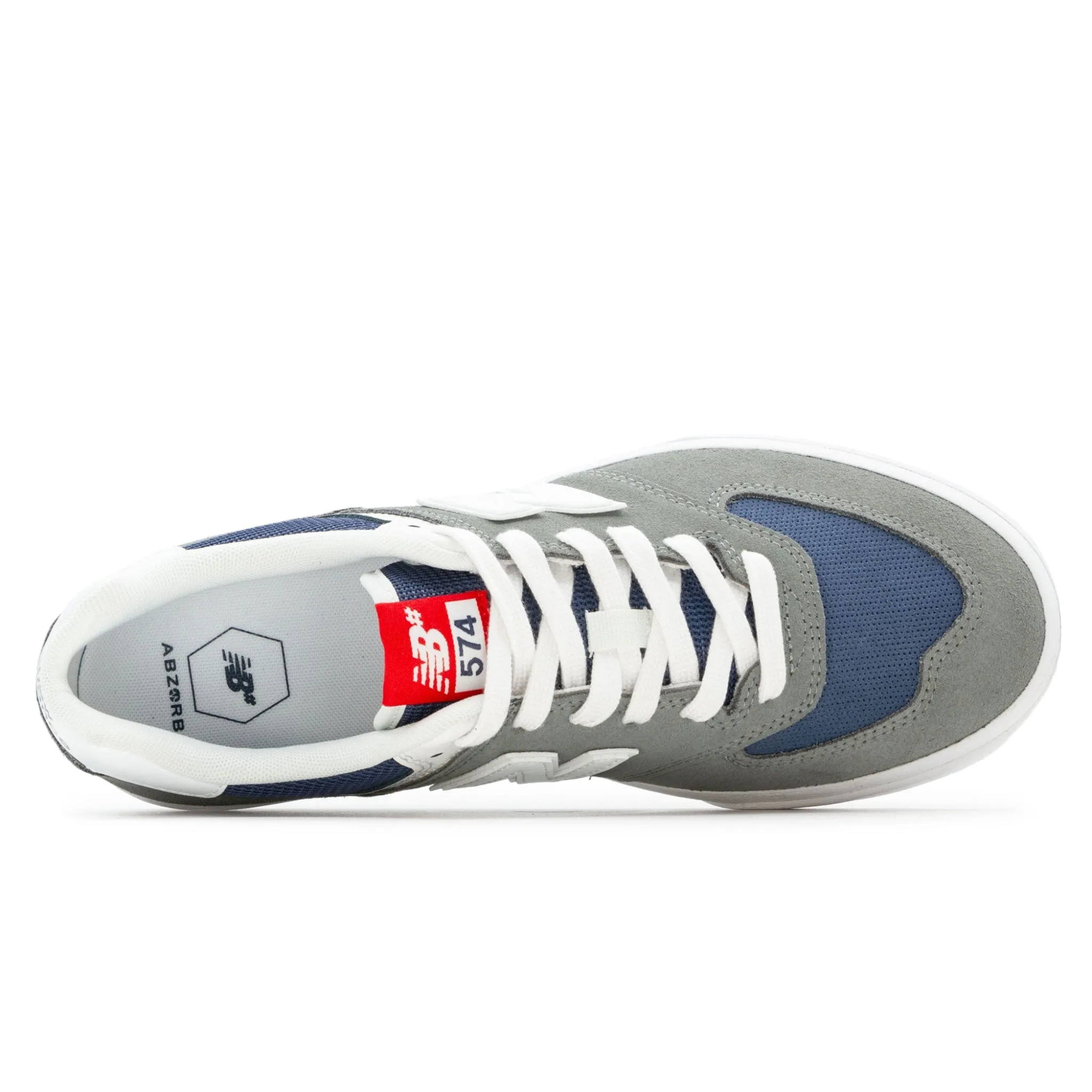 New Balance NM574 Vulc Shoes - Grey/White