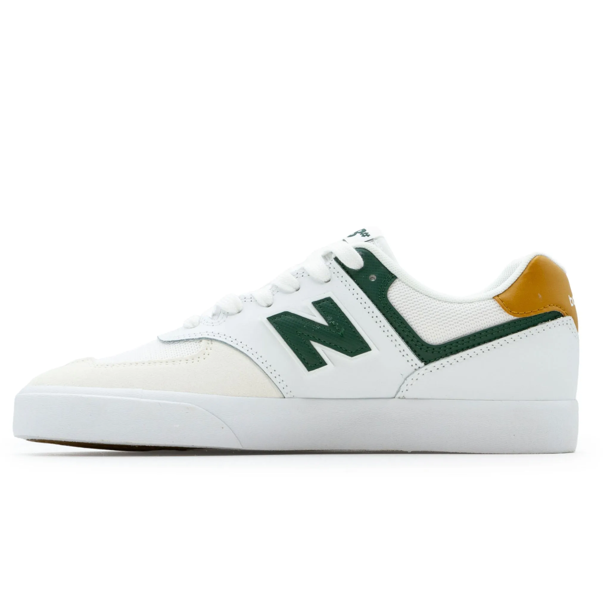 New Balance NM574 Vulc Shoes - White/Nightwatch Green