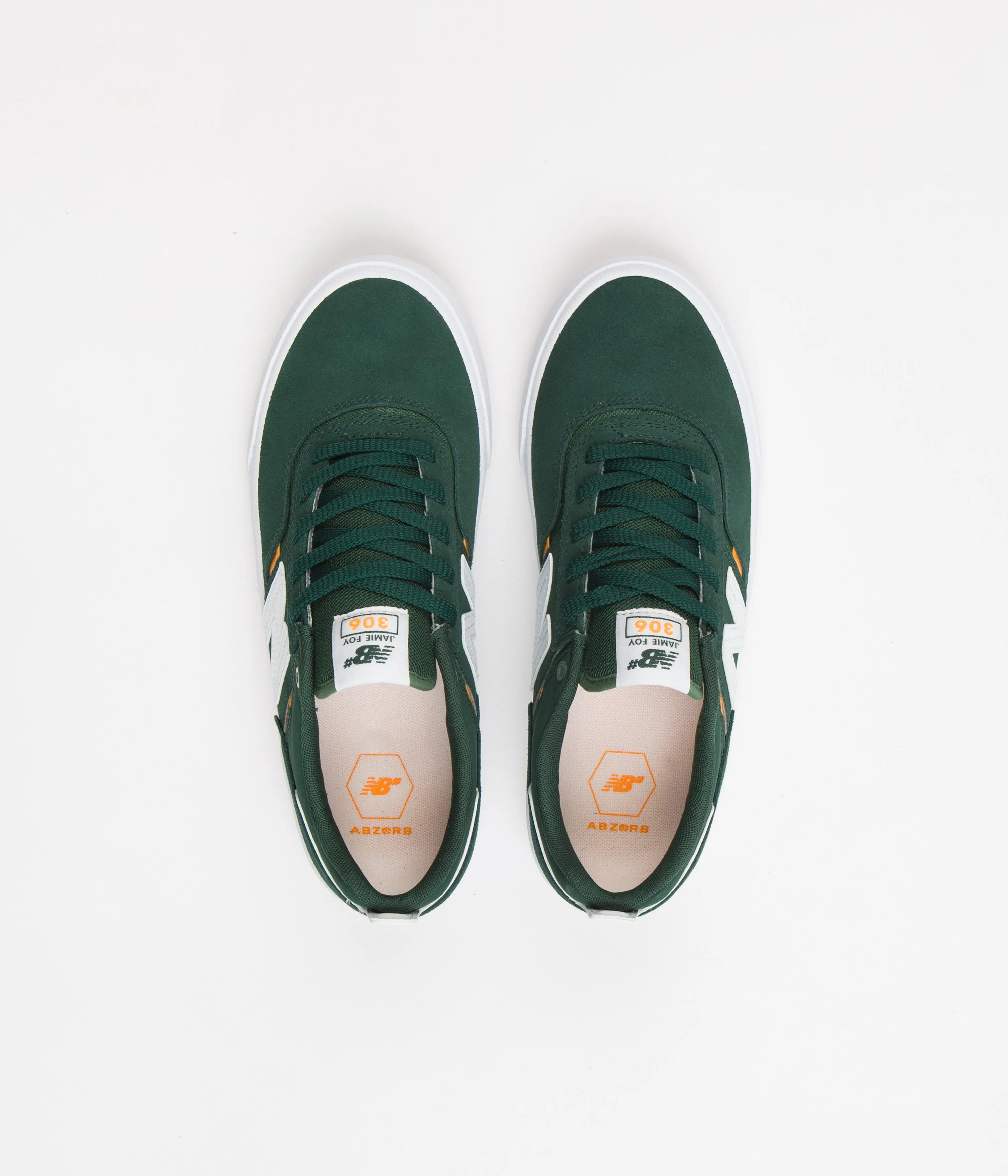 New Balance Numeric 306 Jamie Foy Shoes - Forest / Orange