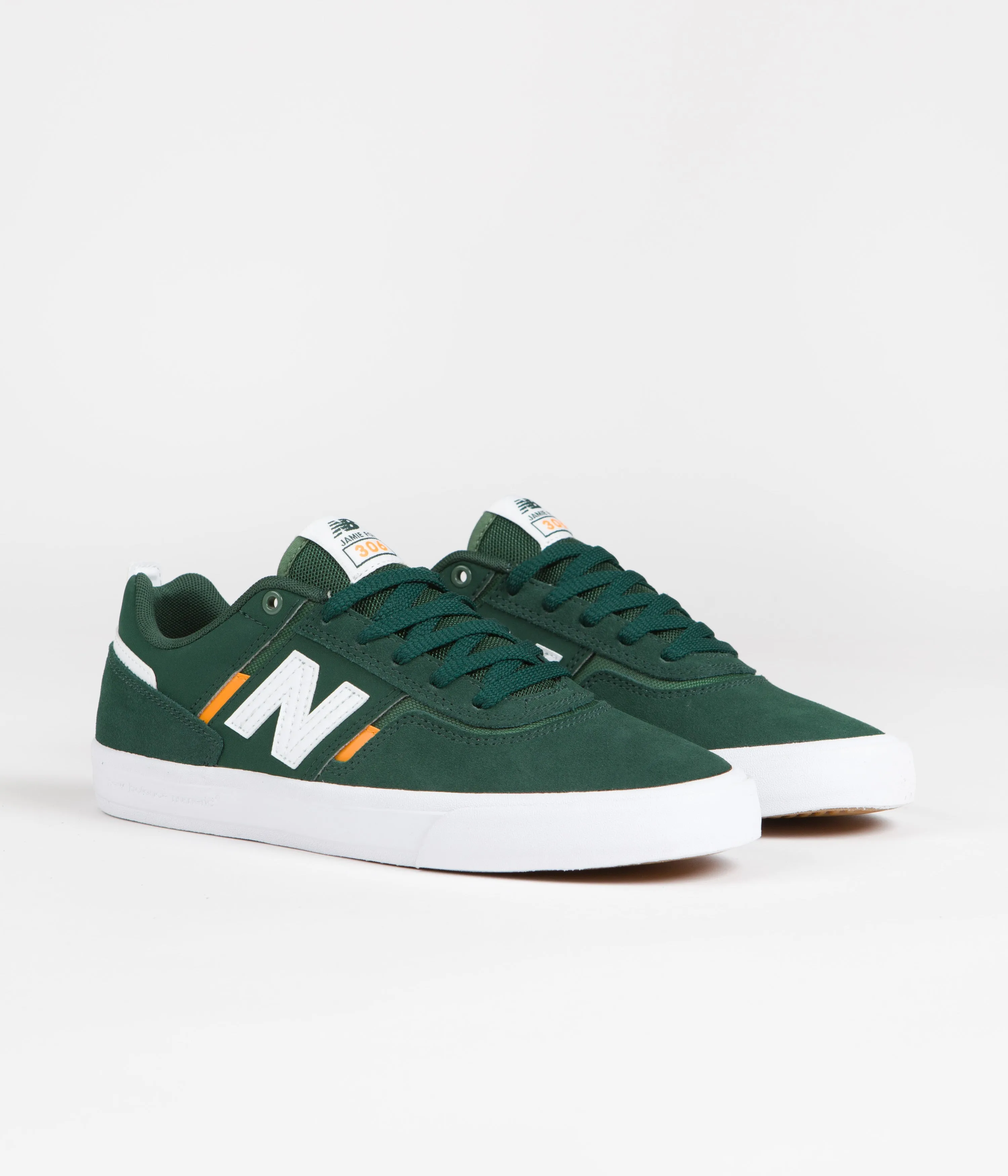 New Balance Numeric 306 Jamie Foy Shoes - Forest / Orange