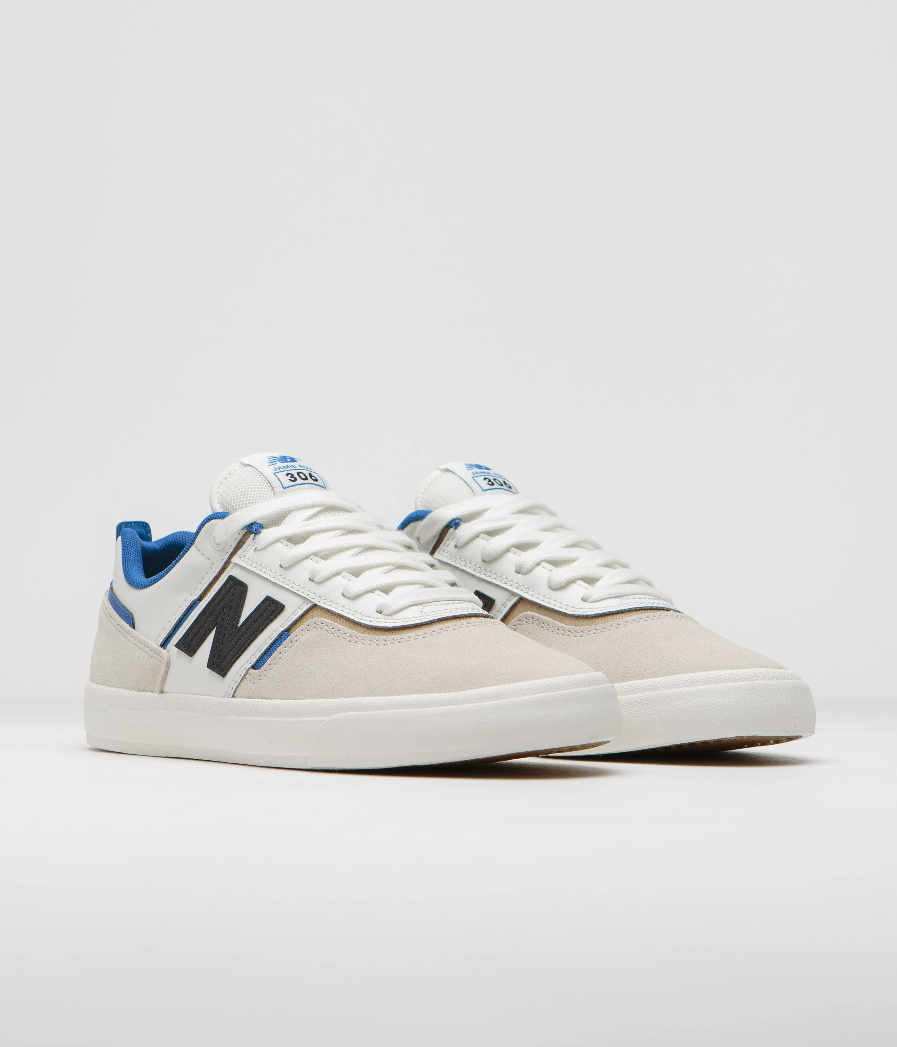 New Balance Numeric 306 Jamie Foy Shoes - Sea Salt / Blue