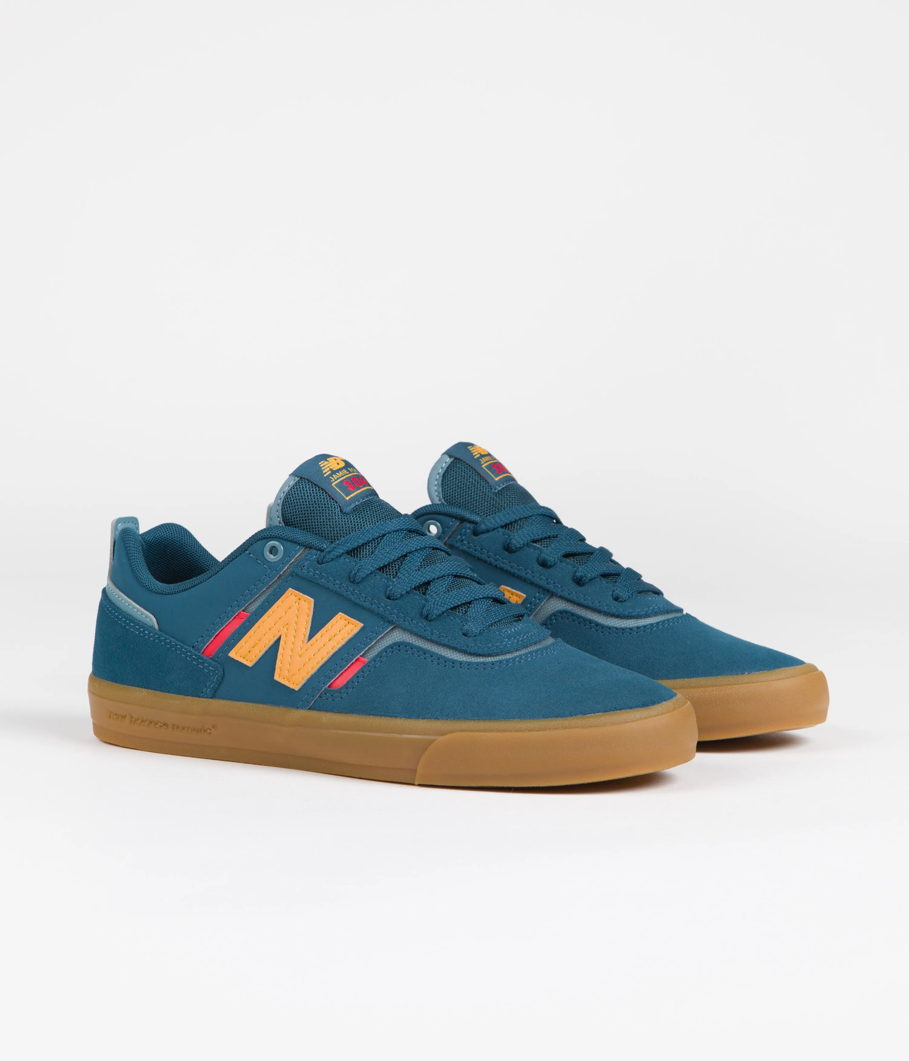 New Balance Numeric 306 Jamie Foy Shoes - Teal / Gum