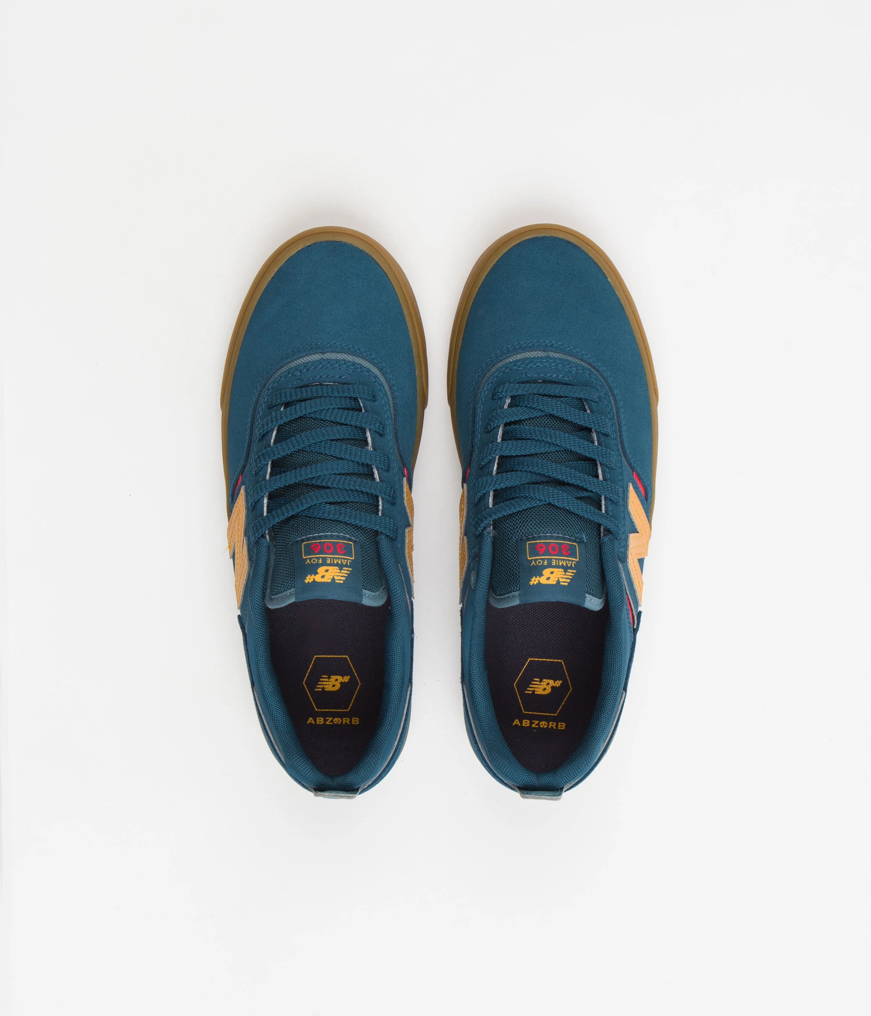 New Balance Numeric 306 Jamie Foy Shoes - Teal / Gum