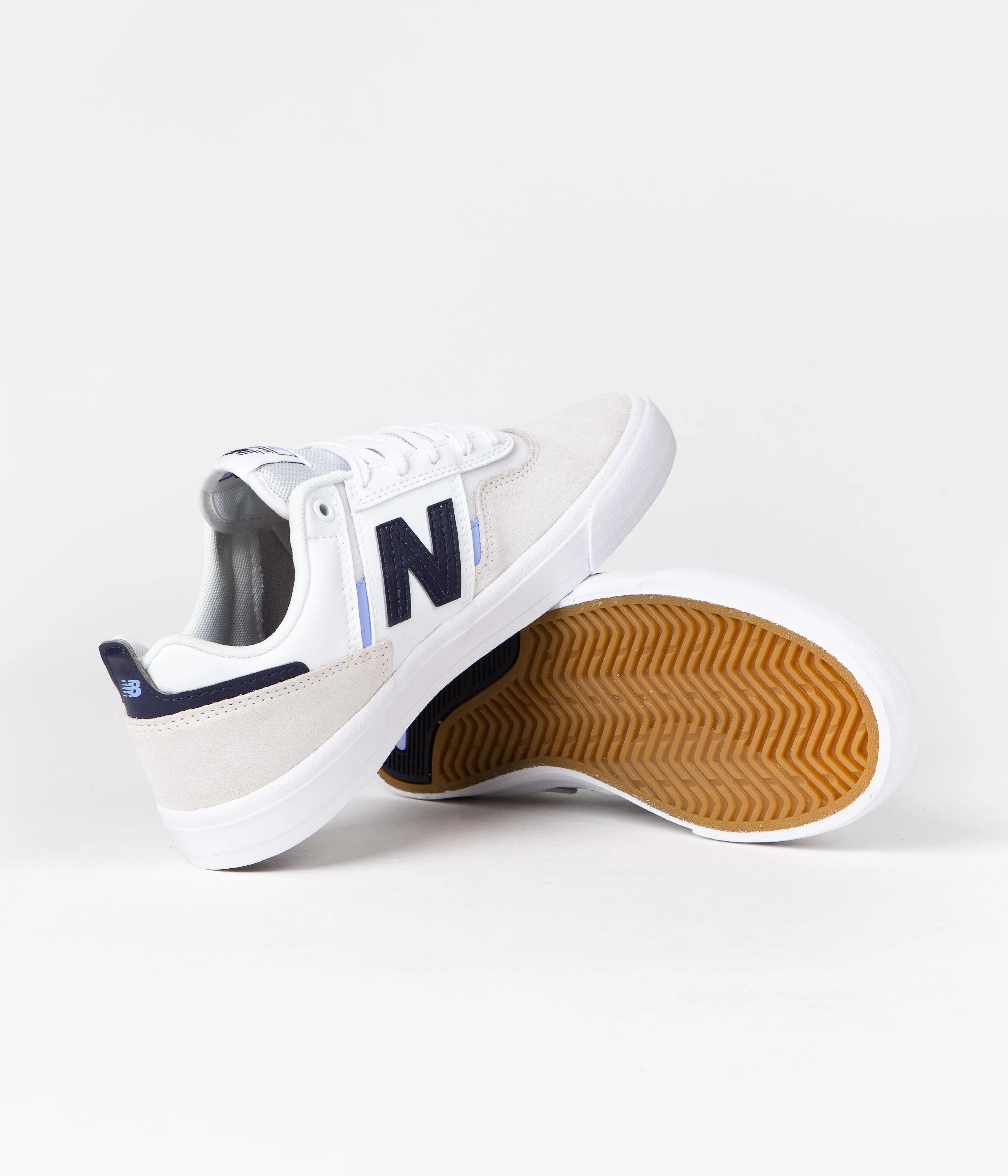 New Balance Numeric 306 Jamie Foy Shoes - White / Navy