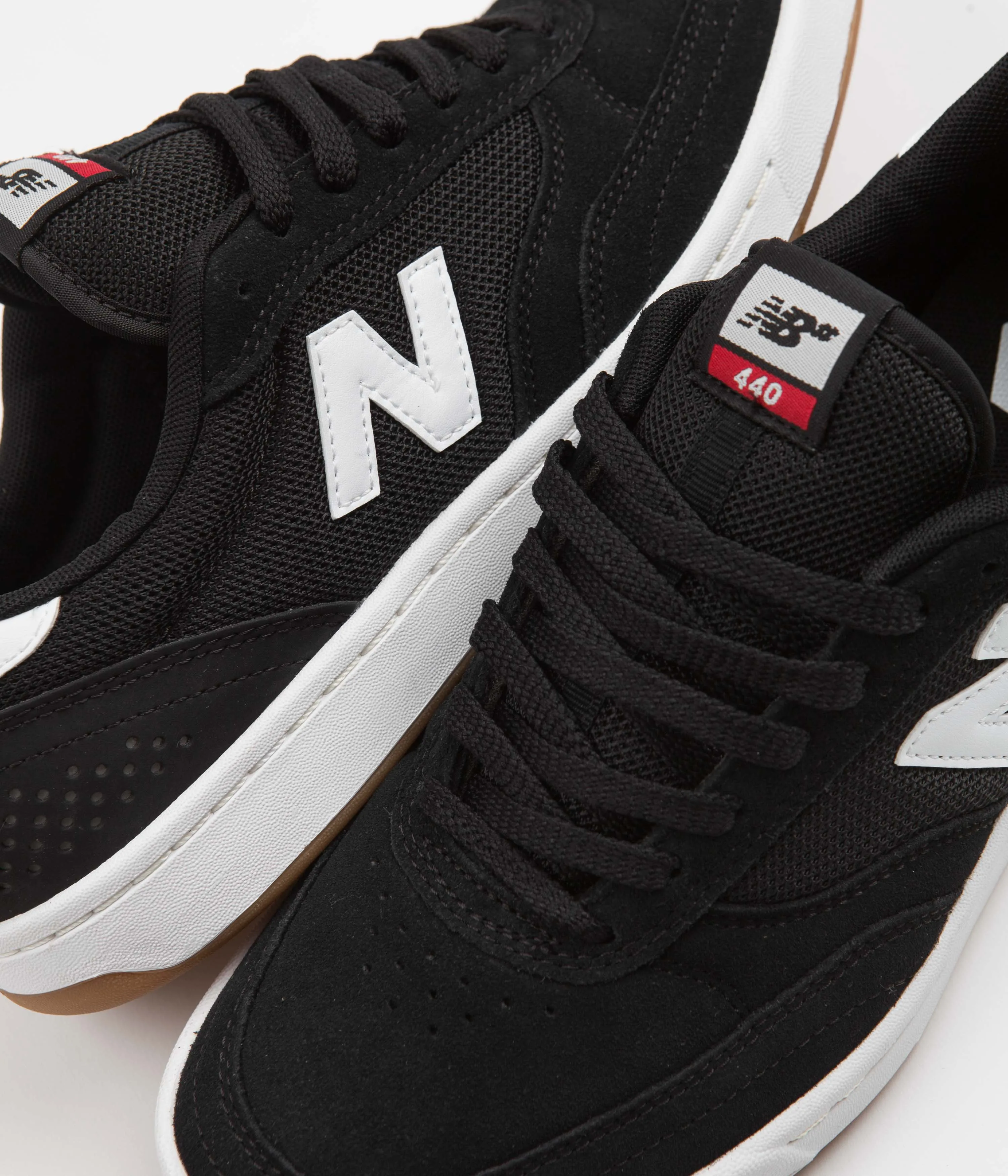 New Balance Numeric 440 Shoes - Black / White / Gum