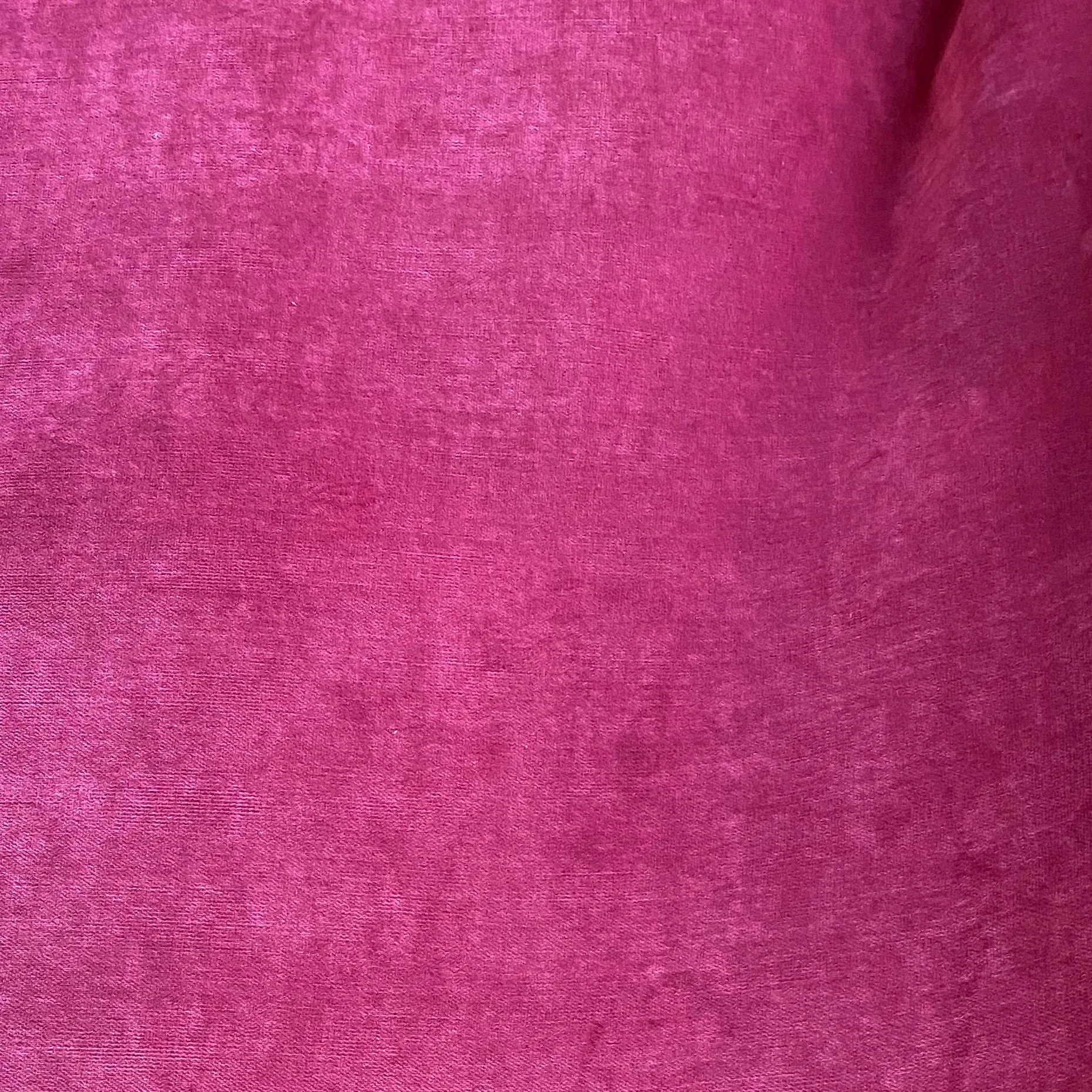 NEW Designer Upholstery Heavyweight Velvet Fabric - Fuchsia