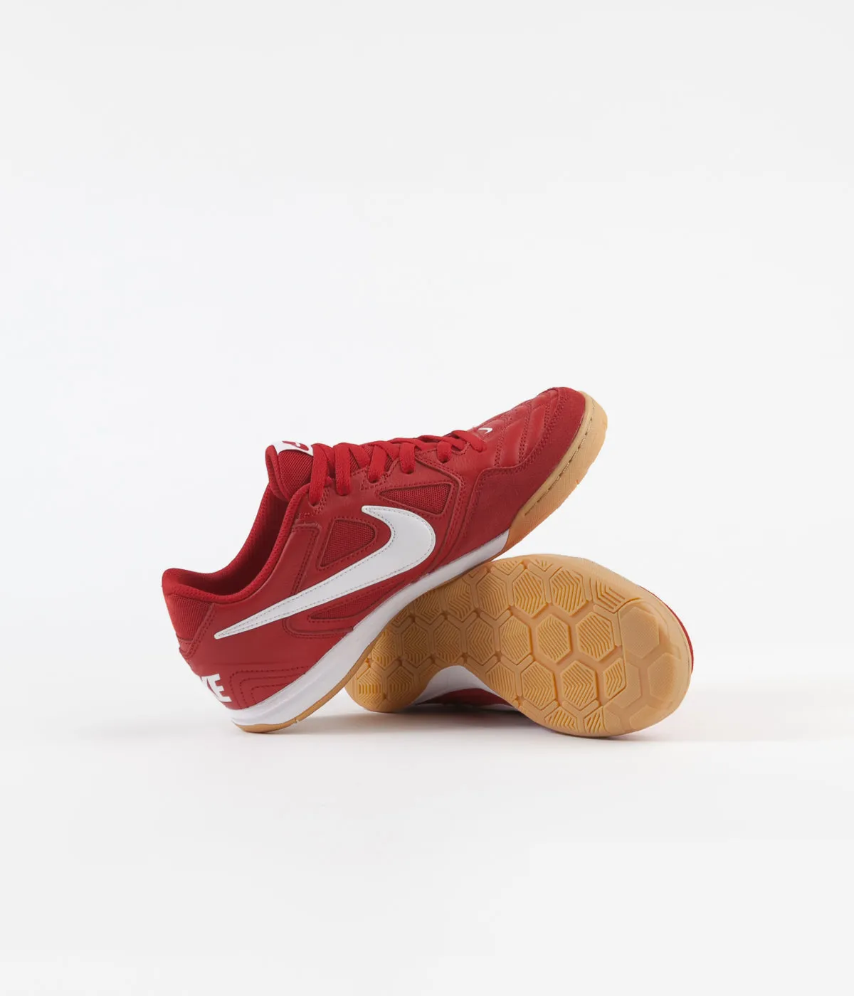 Nike SB Gato Shoes - University Red / White - Gum Light Brown