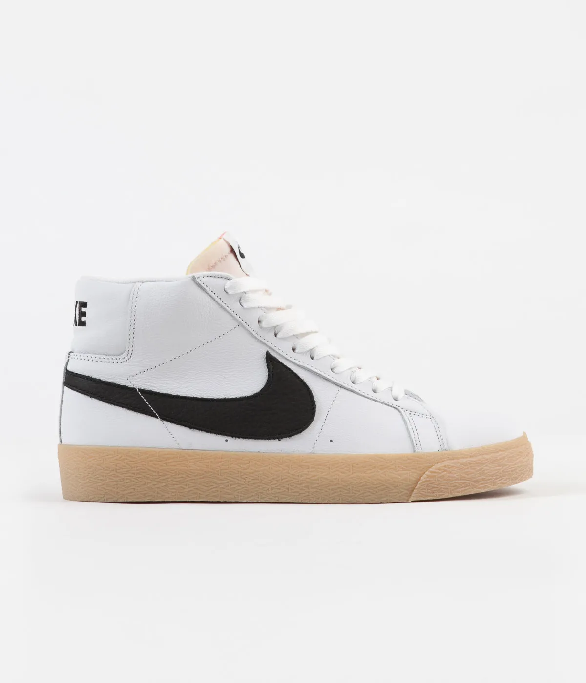 Nike SB Orange Label Blazer Mid Shoes - White / Black - Safety Orange