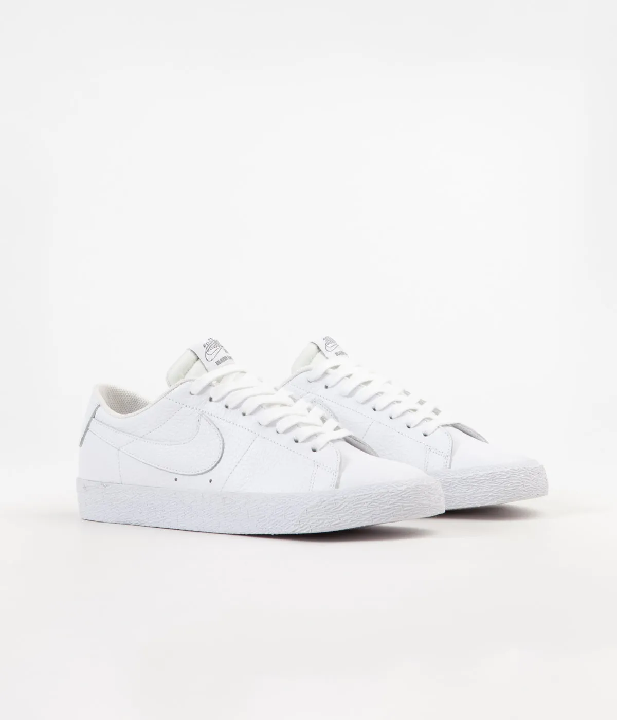 Nike SB x NBA Blazer Low Shoes - White / White - Rush Blue - University Red