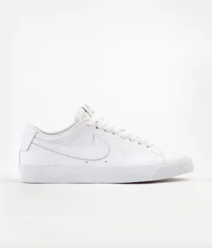 Nike SB x NBA Blazer Low Shoes - White / White - Rush Blue - University Red