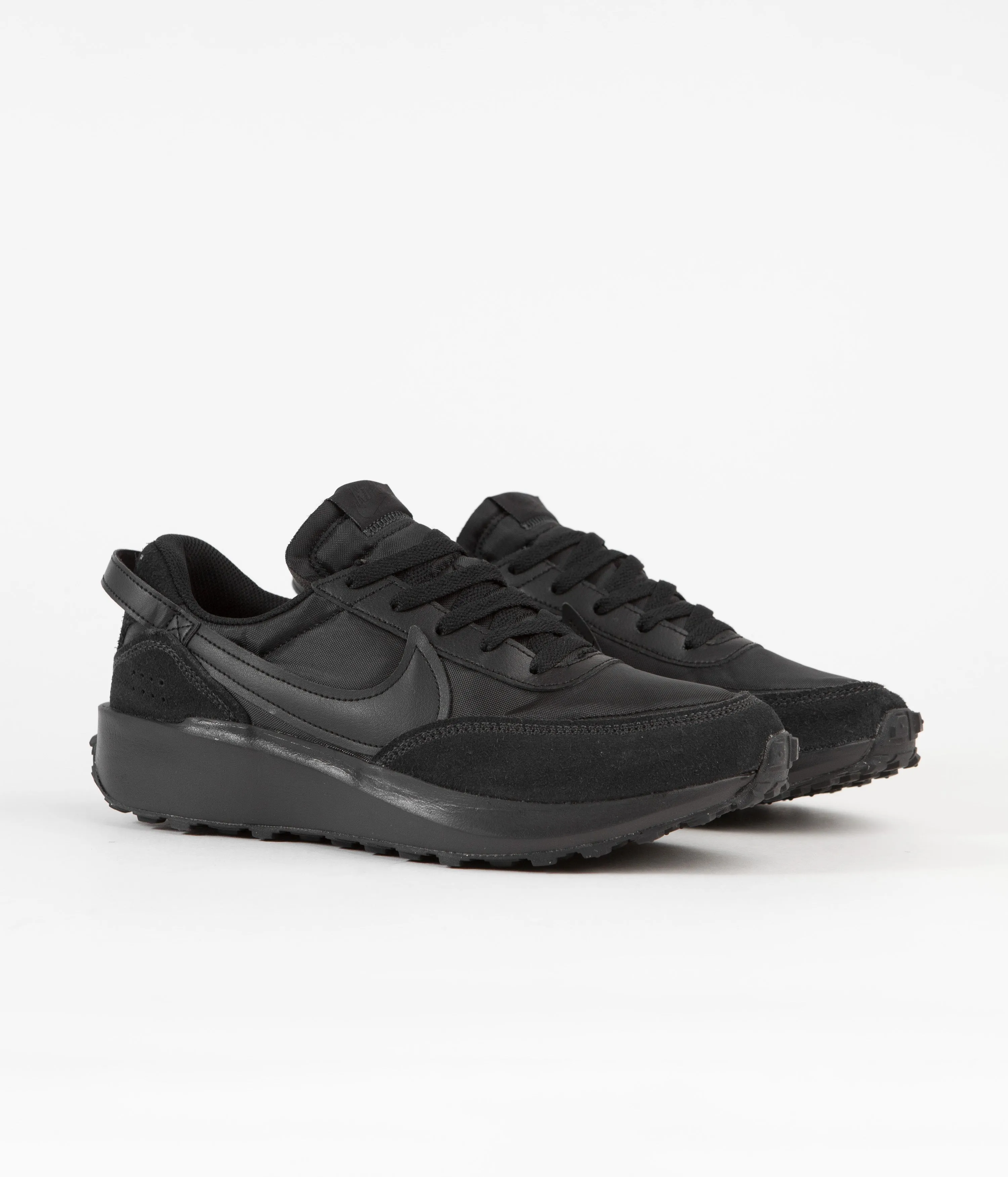 Nike Waffle Debut Shoes - Black / Black - Off Noir - Anthracite