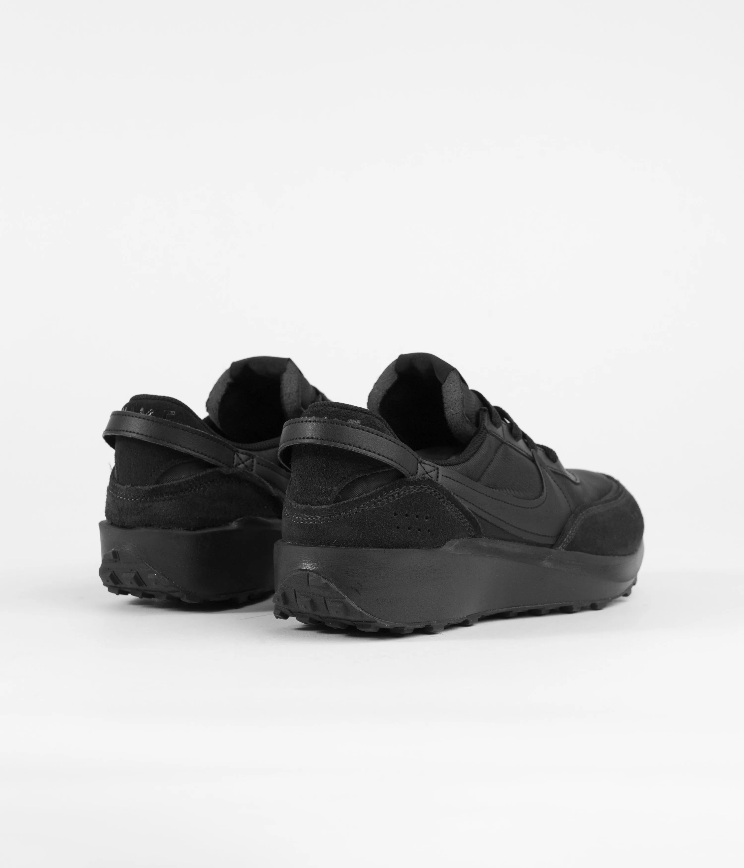 Nike Waffle Debut Shoes - Black / Black - Off Noir - Anthracite