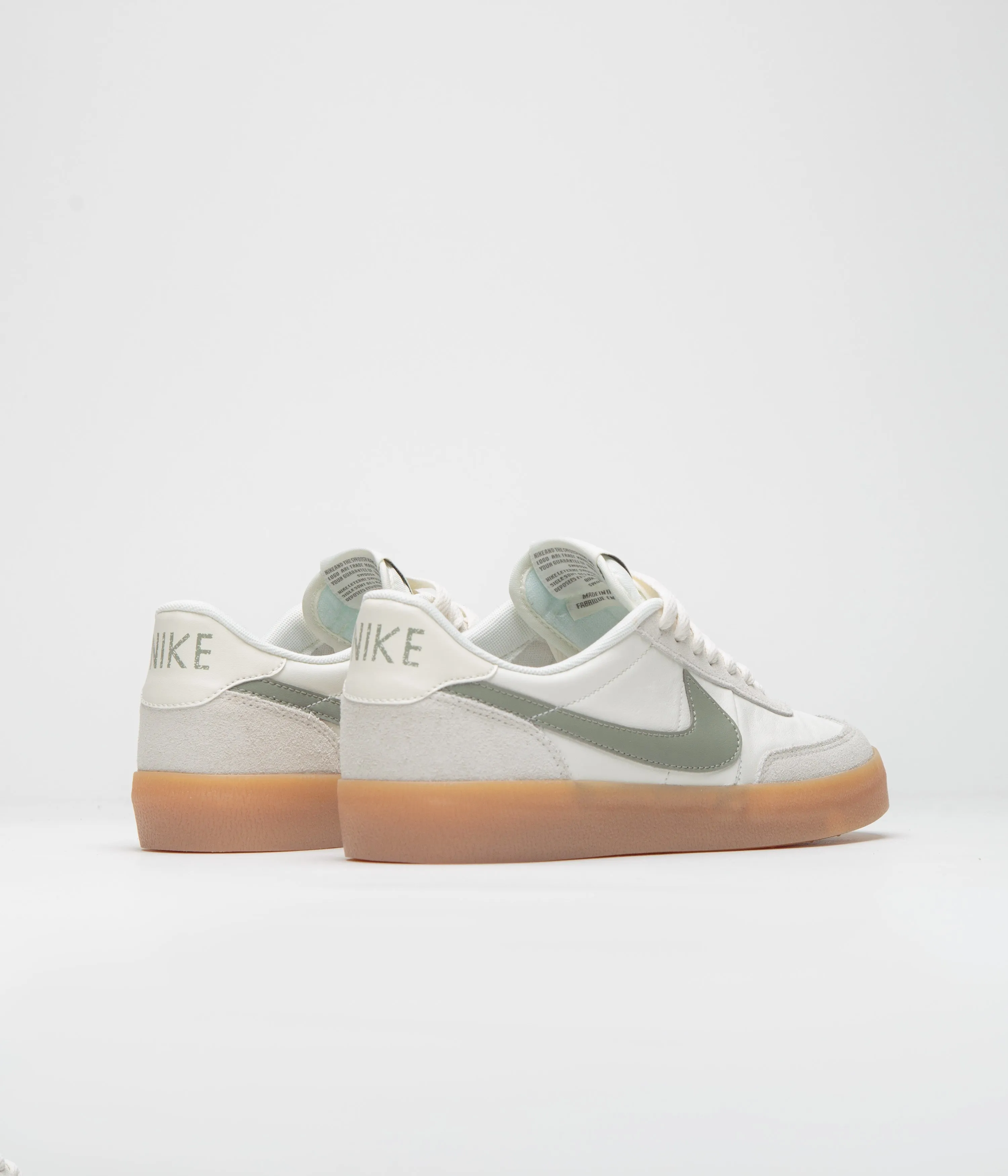 Nike Womens Killshot 2 Shoes - Sail / Light Army - Gum Yellow