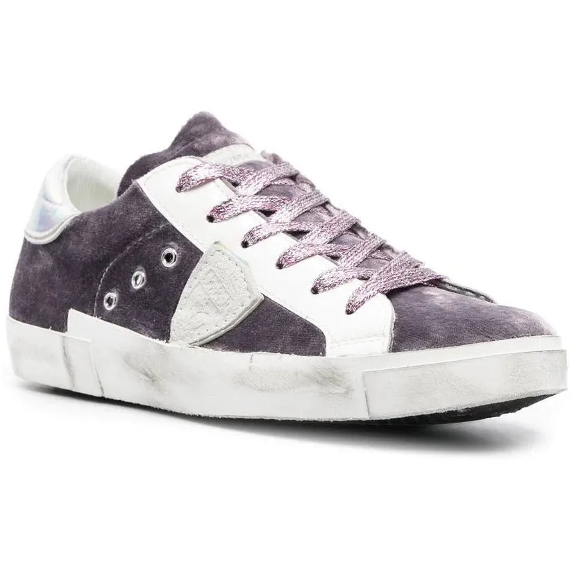 Philippe Model Paris Prsx low-top sneakers Velour Velvet in Violet