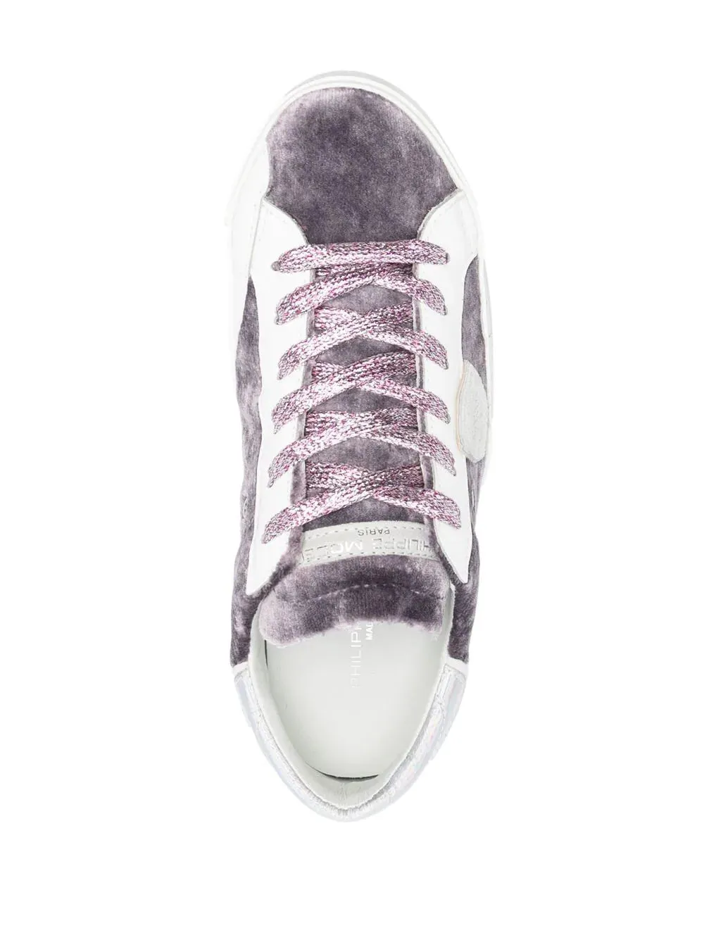 Philippe Model Paris Prsx low-top sneakers Velour Velvet in Violet