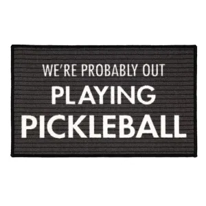 Pickleball 27.5" x 17.75" Floor Mat