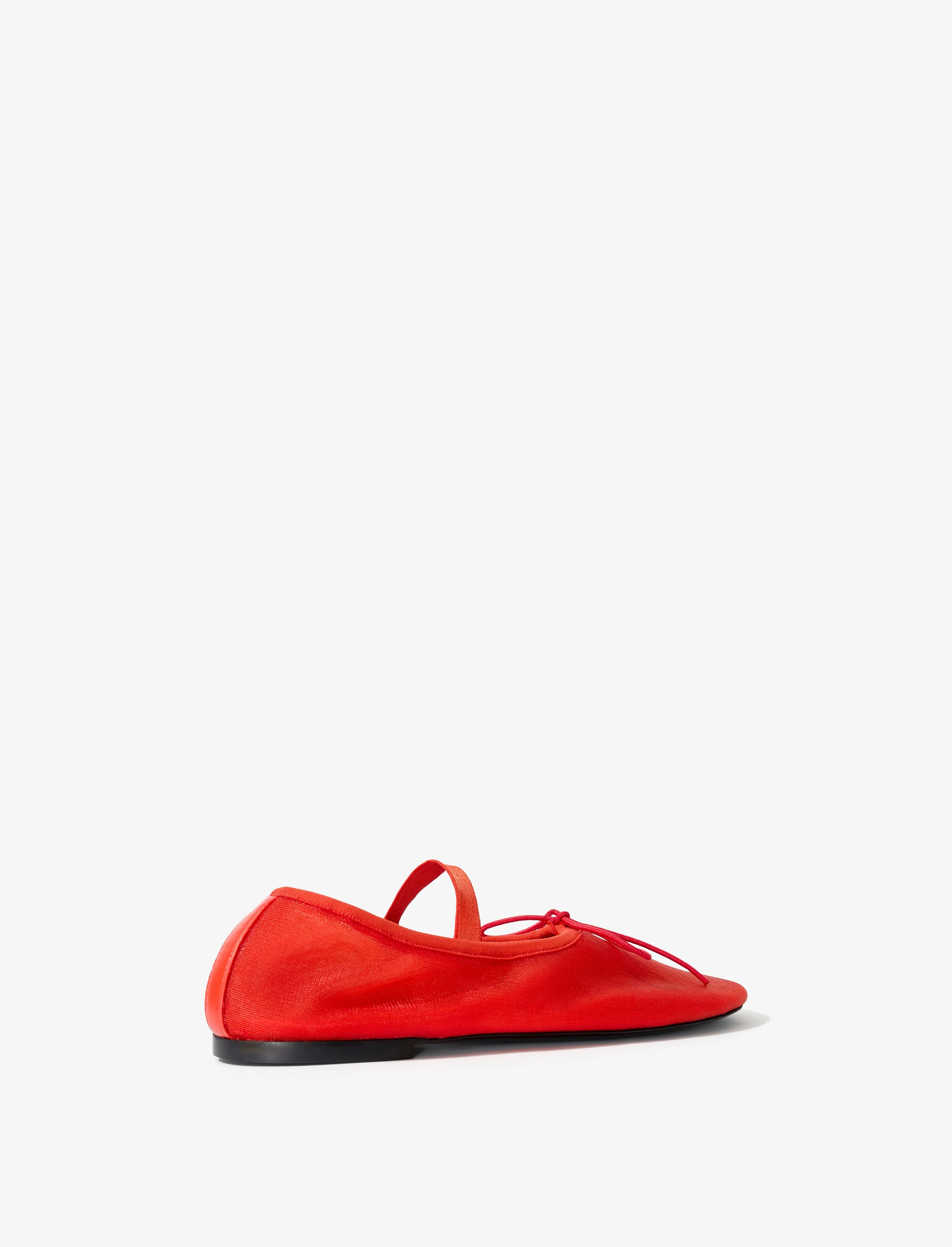 Proenza Schouler Glove Mary Jane Ballet Flats in Mesh - Red