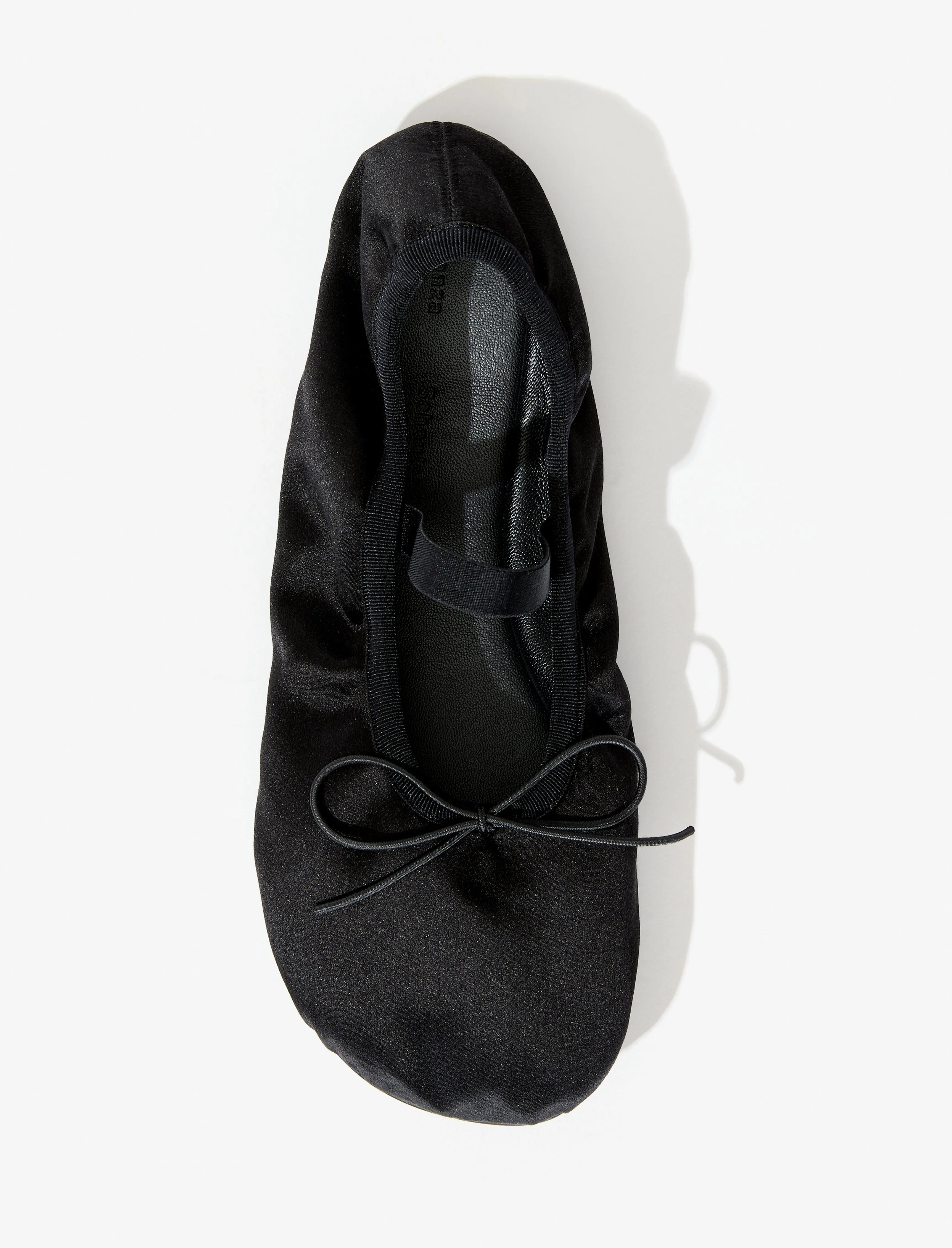 Proenza Schouler Glove Mary Jane Ballet Flats in Satin - Black