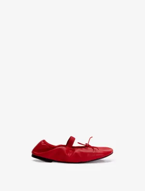 Proenza Schouler Glove Mary Jane Ballet Flats - Red