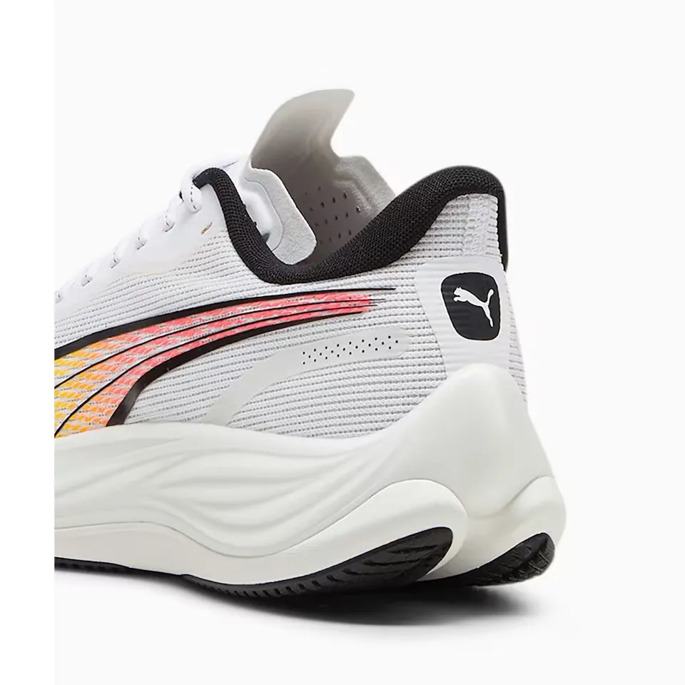 PUMA Men's Velocity NITRO 3 Puma White/Sun Stream