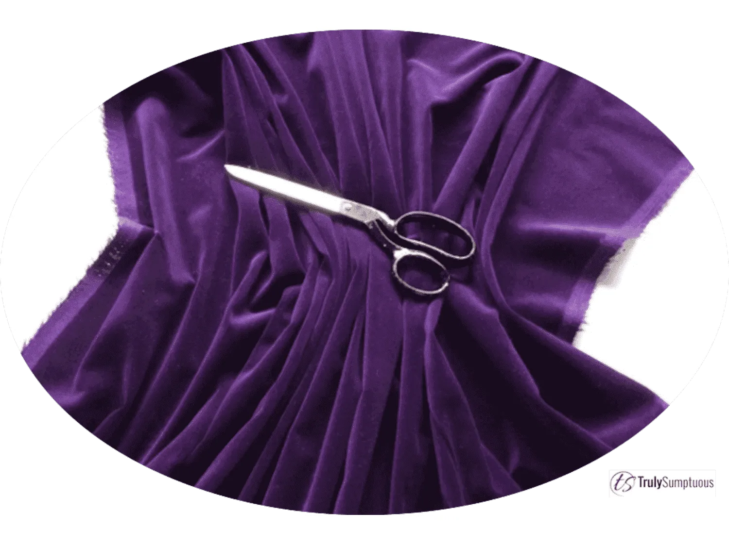 PURPLE - Cotton Dressmaking Velvet / Velveteen Fabric - Lightweight