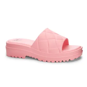 "Comfy Stroll"  Pink Slip On Slides