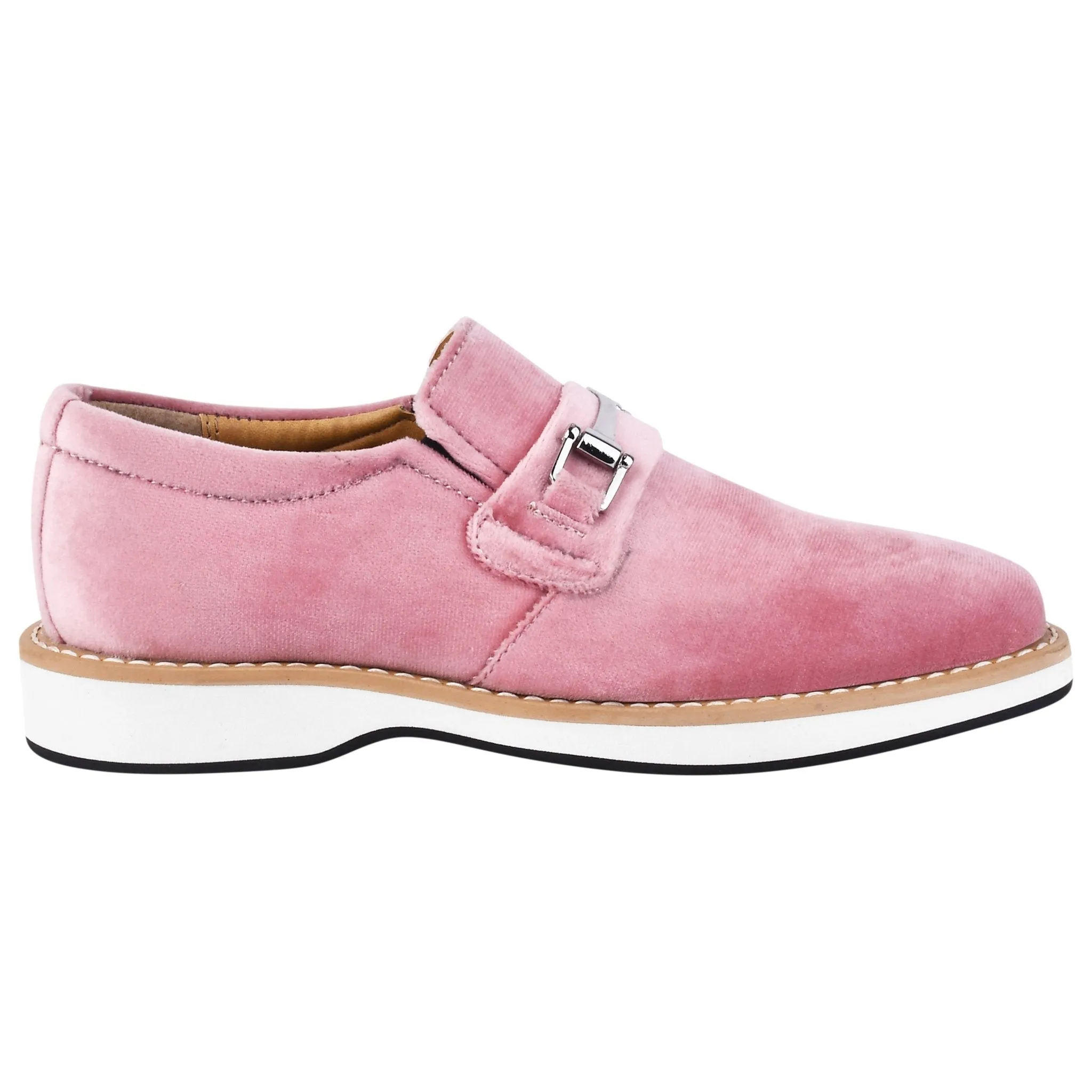 Rachel Kids Velvet Buckle semi casual Loafer