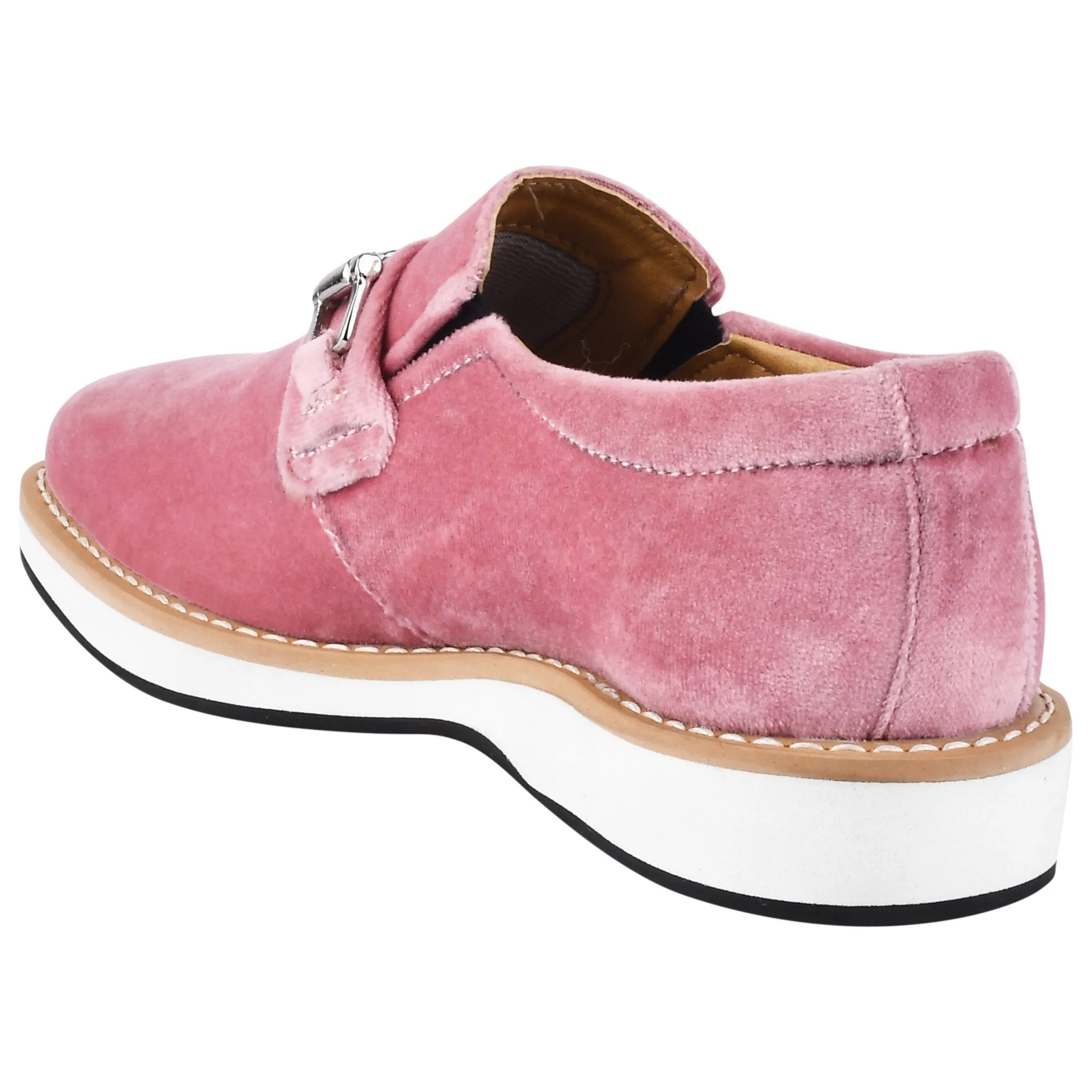 Rachel Kids Velvet Buckle semi casual Loafer